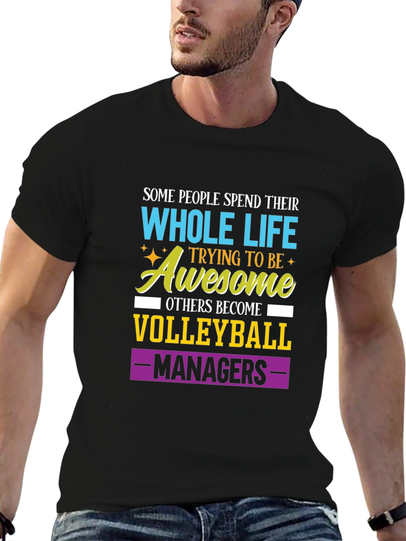 Volleyball Manager Graphic T-Shirt