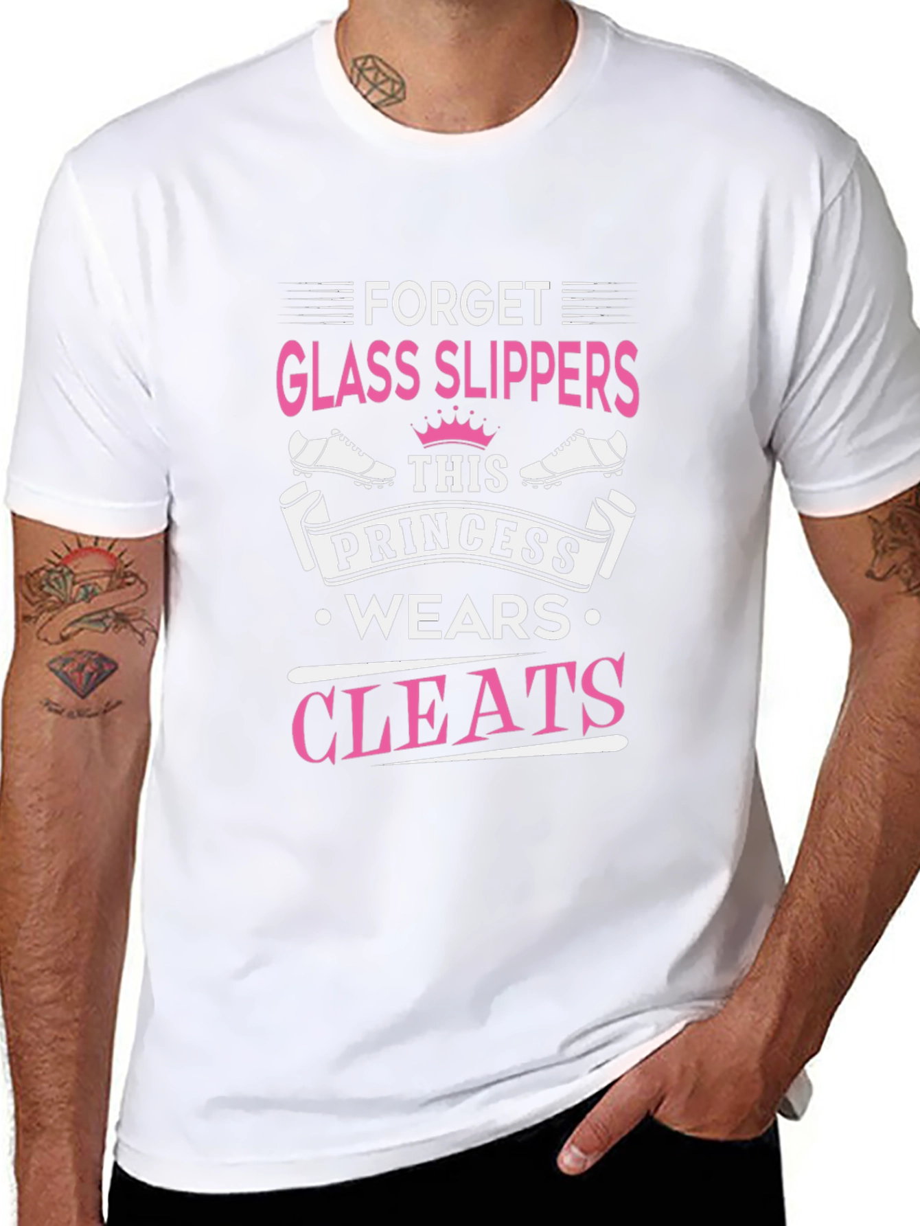 Forget Glass Slippers Princess Cleats T-Shirt