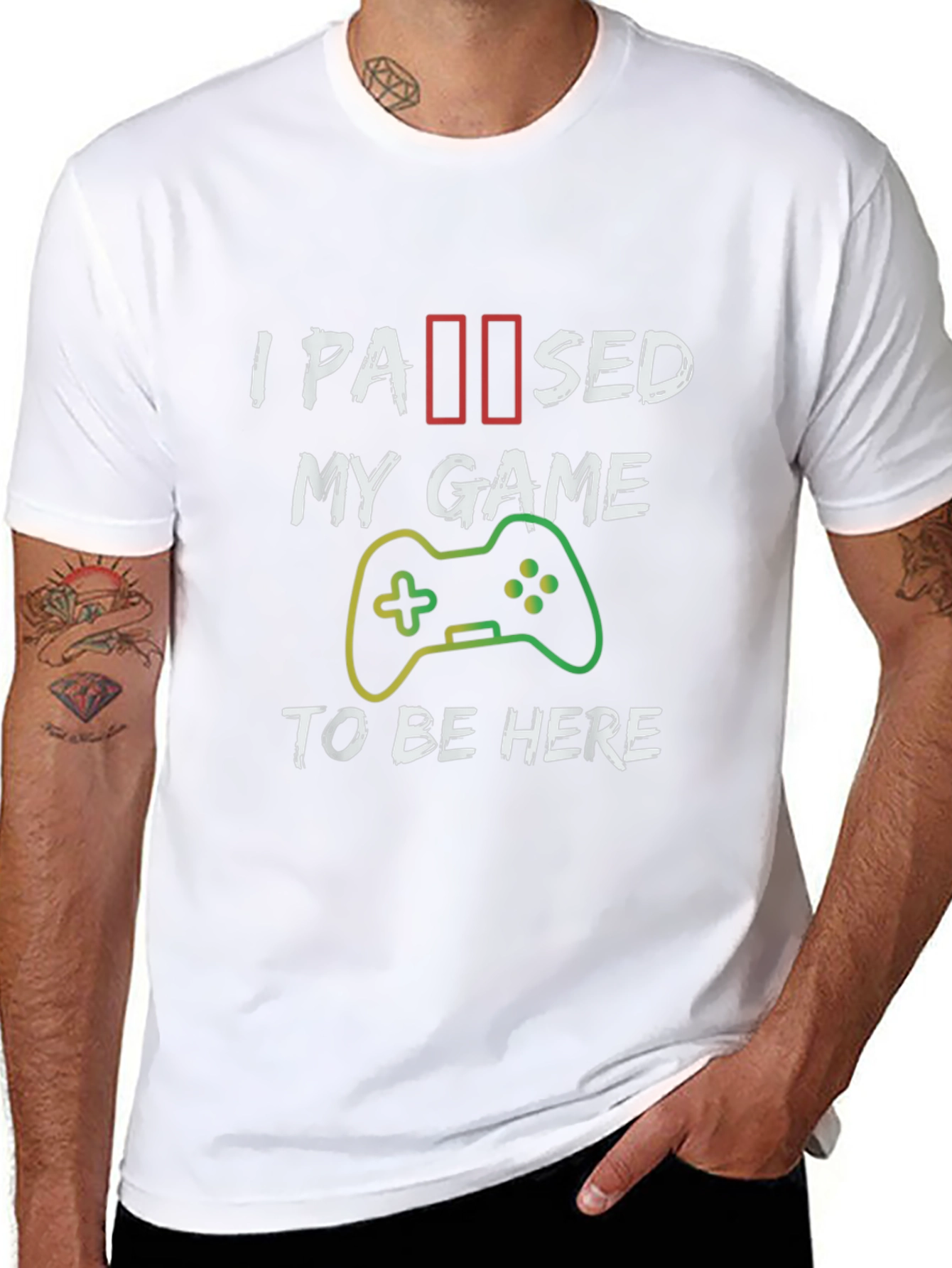 I Paused My Game T-Shirt - Gamer Apparel