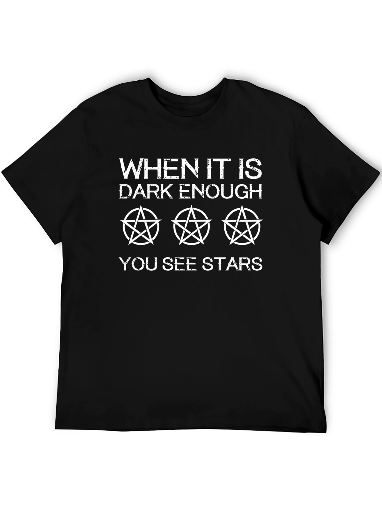 Dark Enough You See Stars Graphic T-Shirt