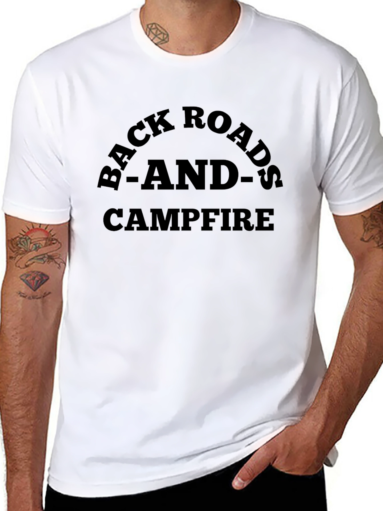 Back Roads & Campfire Graphic T-Shirt