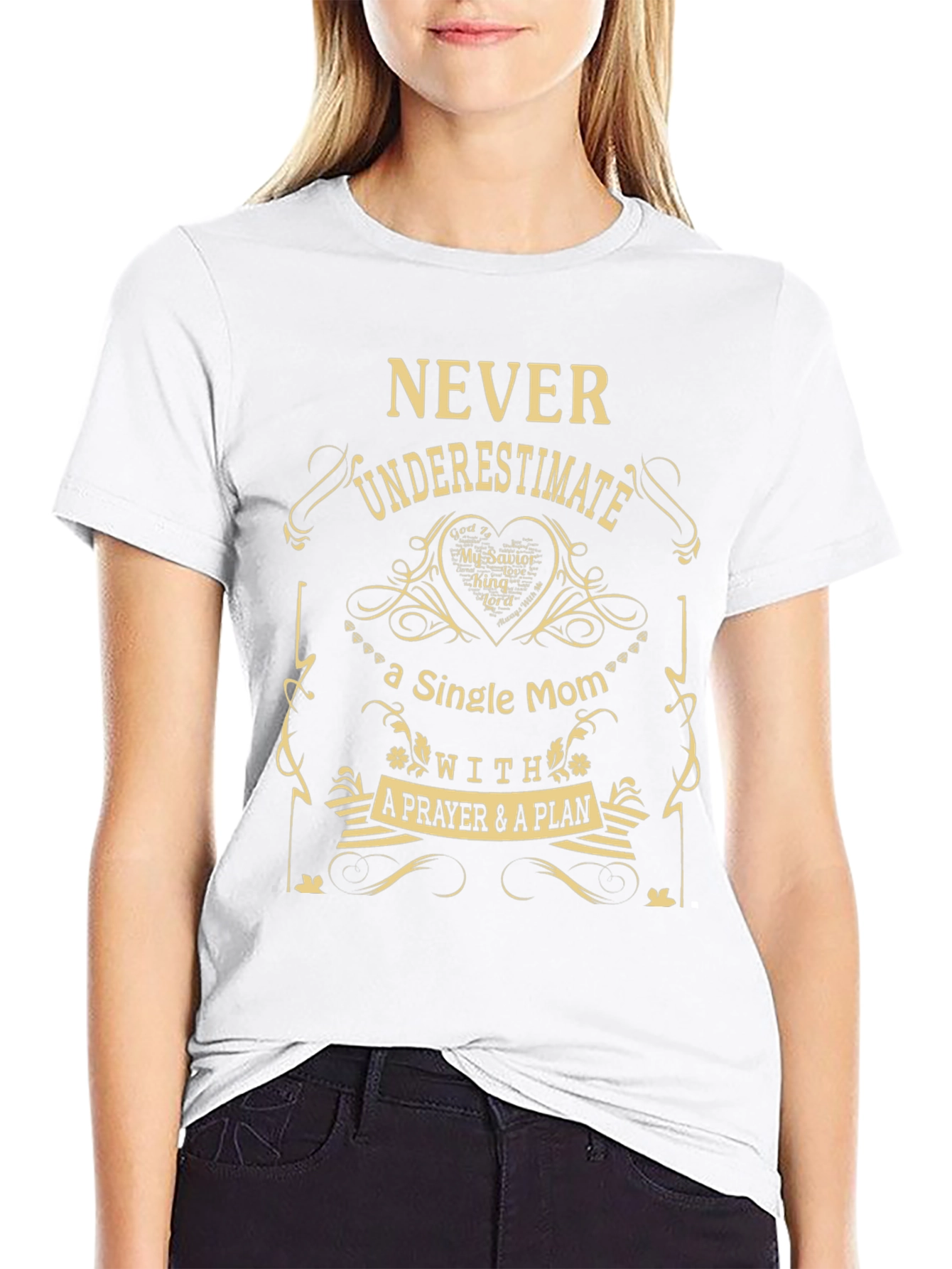 Single Mom Prayer Plan T-Shirt