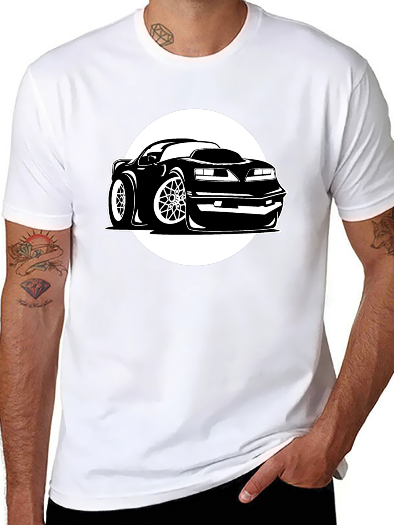 Retro Car Graphic T-Shirt - Classic Style