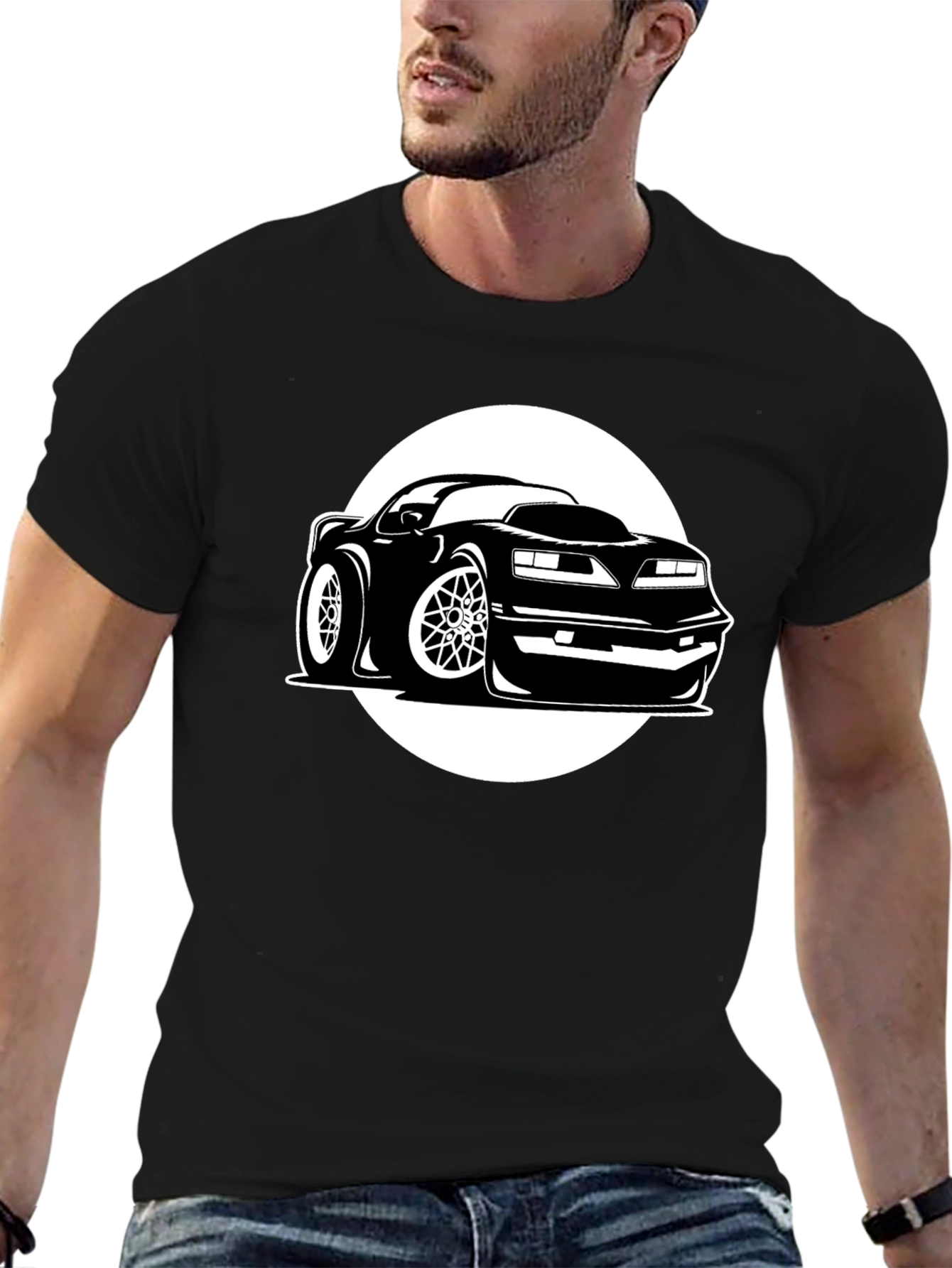 Retro Car Graphic T-Shirt - Classic Style