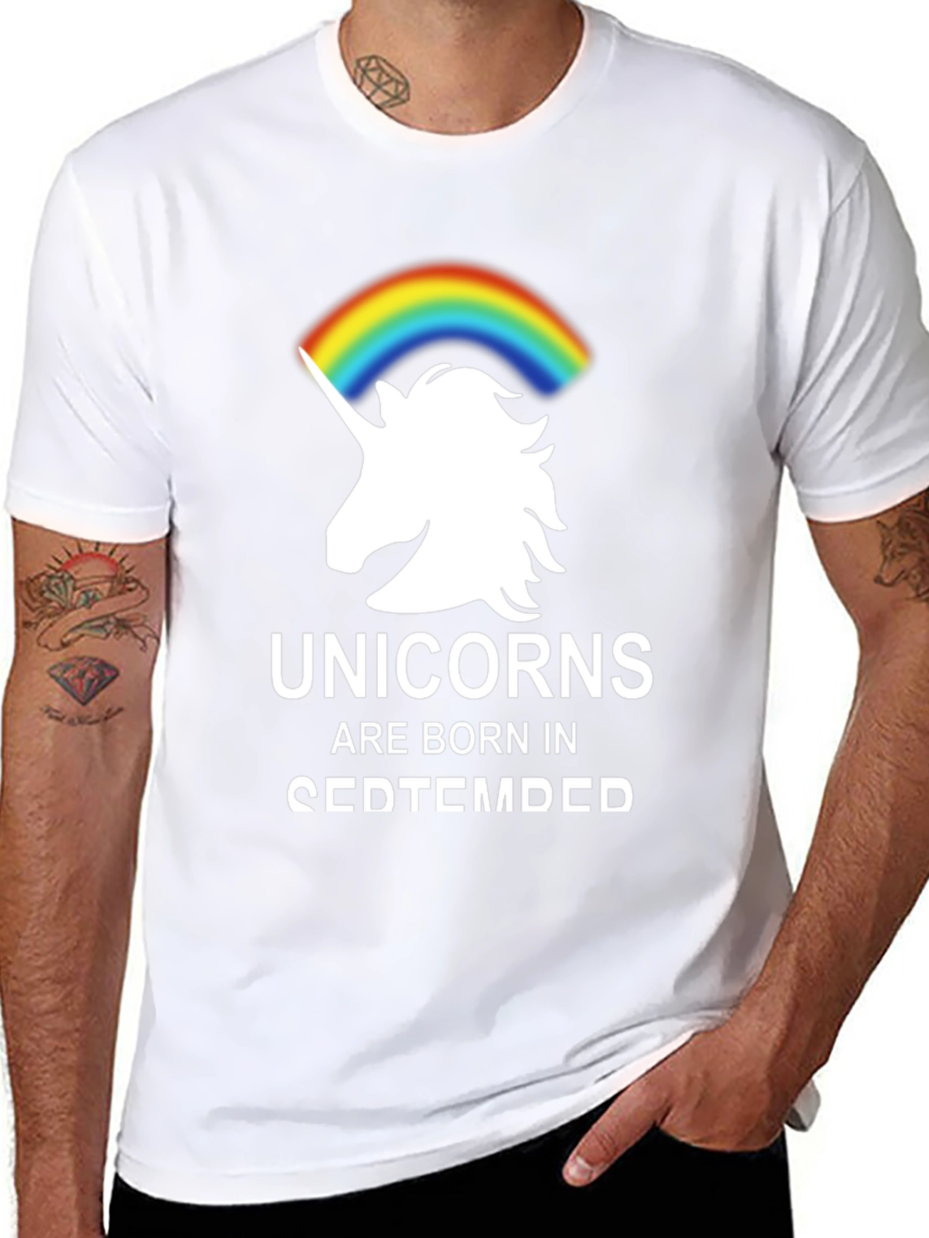 Unicorn Born in September T-Shirt