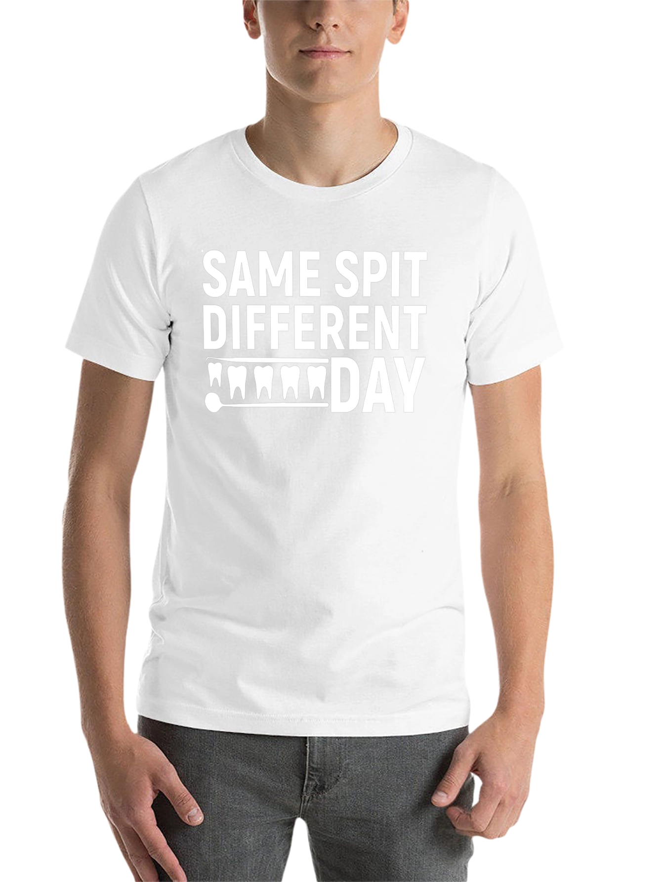 Same Spit Different Day Black T-Shirt