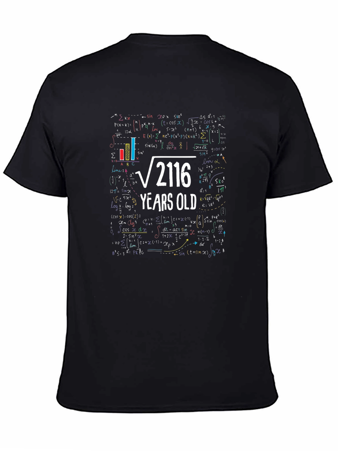 Funny 46th Birthday T-Shirt Math Formula Design