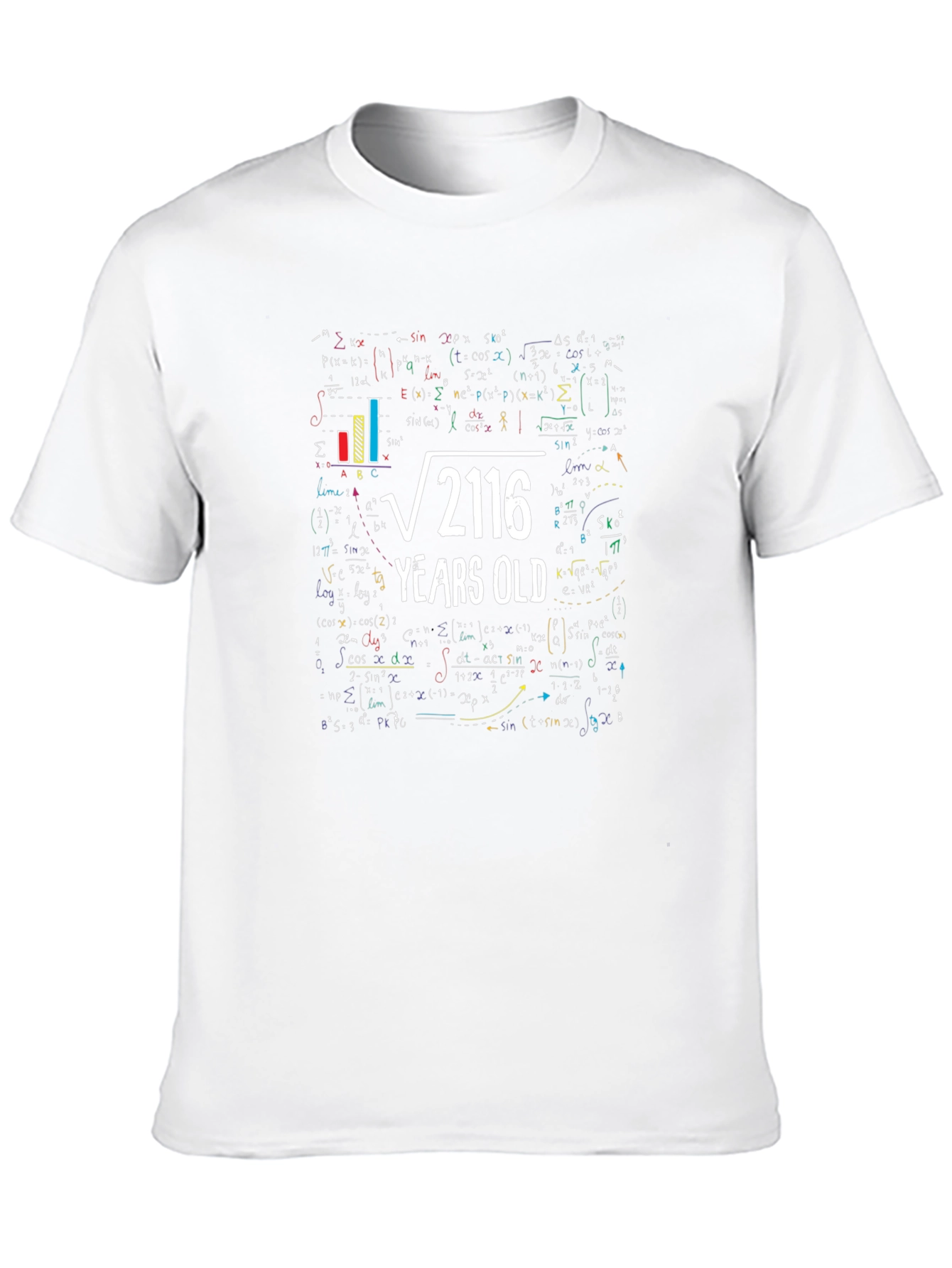 Funny 46th Birthday T-Shirt Math Formula Design