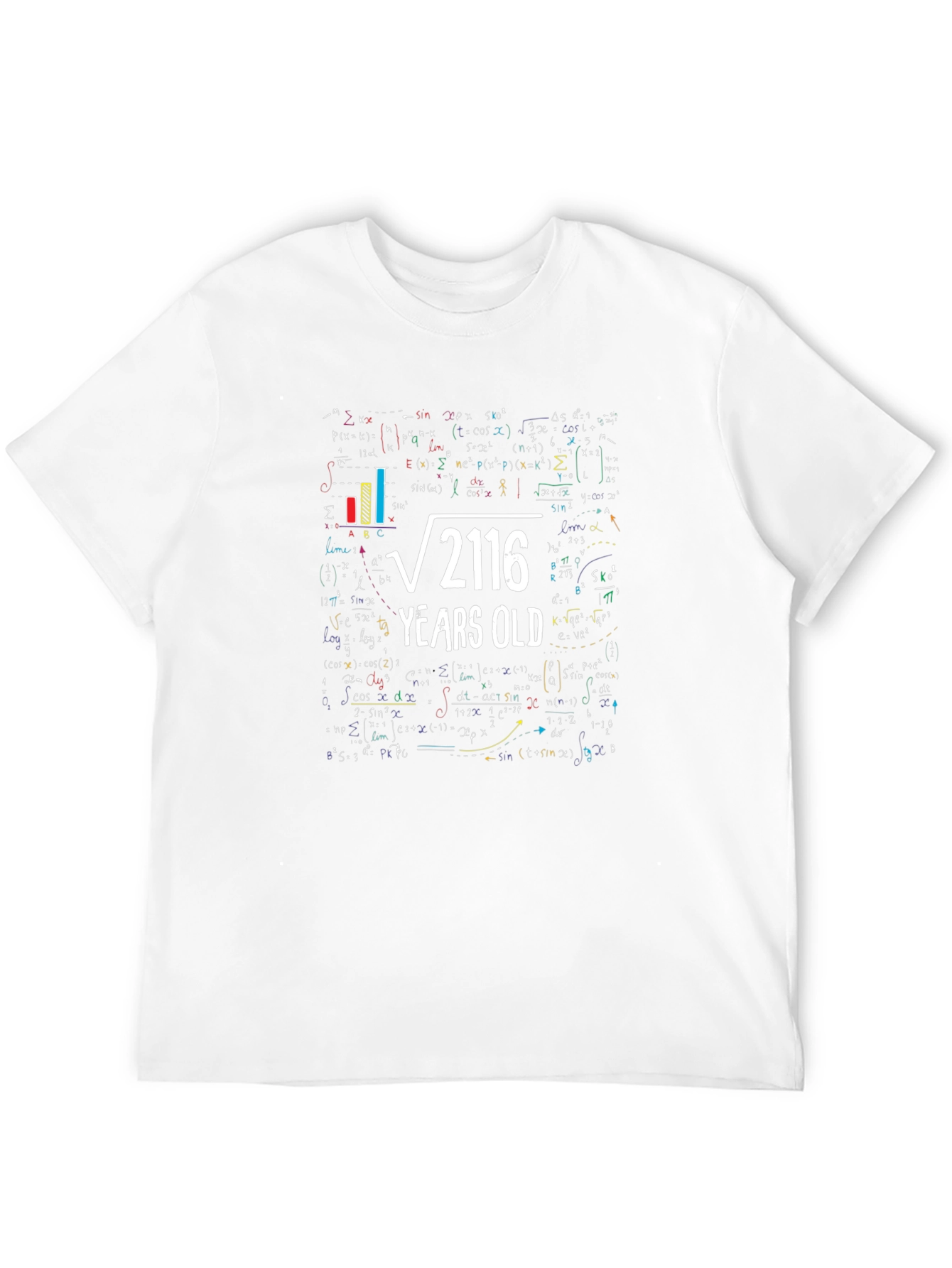 Funny 46th Birthday T-Shirt Math Formula Design