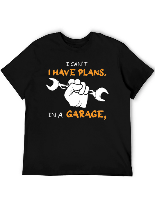 Garage Plans T-Shirt - Mechanic Hand Wrench Tee