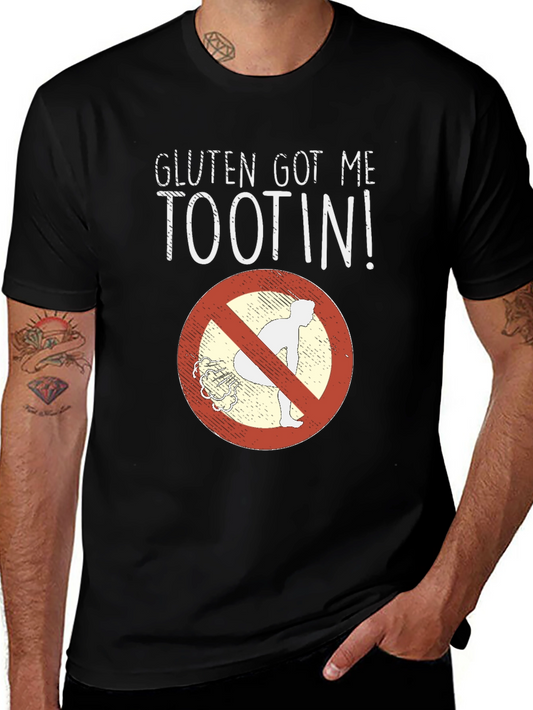 Gluten Got Me Tootin Graphic T-Shirt