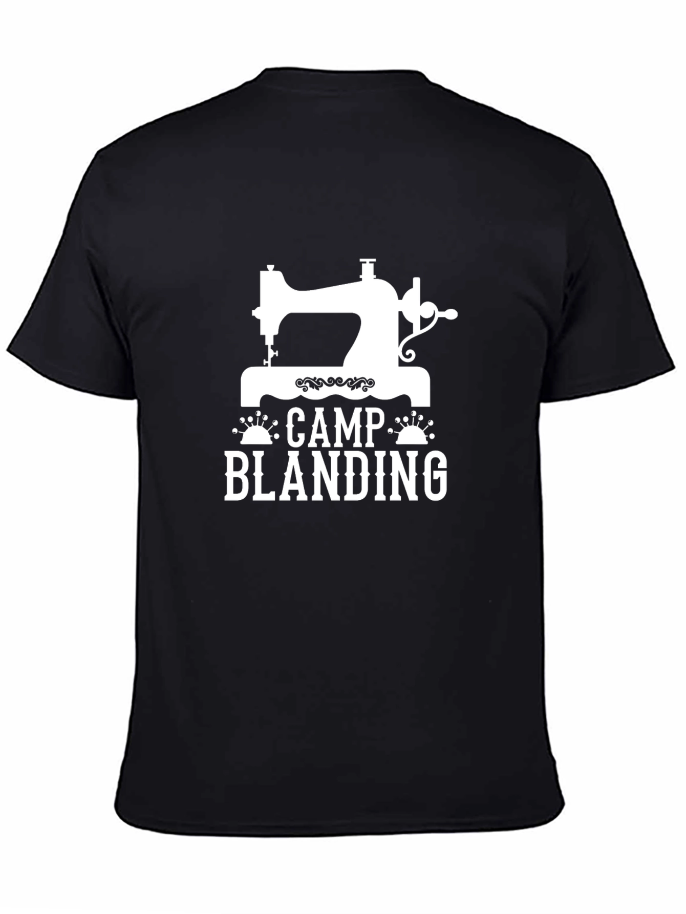 Camp Blanding Sewing T-Shirt - Black Cotton