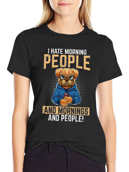 I Hate Morning People Graphic Tee