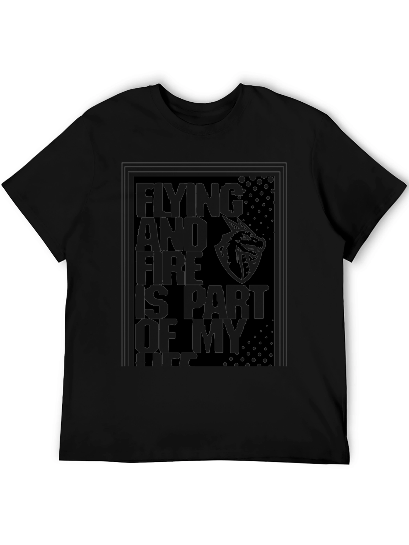 Dragon Life Black T-Shirt
