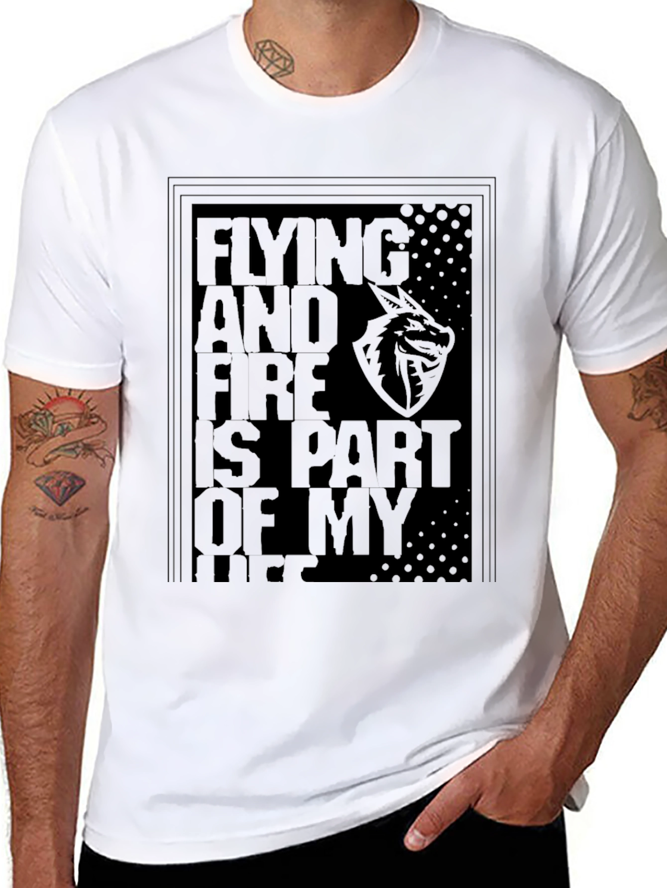 Dragon Life Black T-Shirt