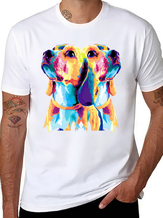 Abstract Dog Pop Art Graphic Tee