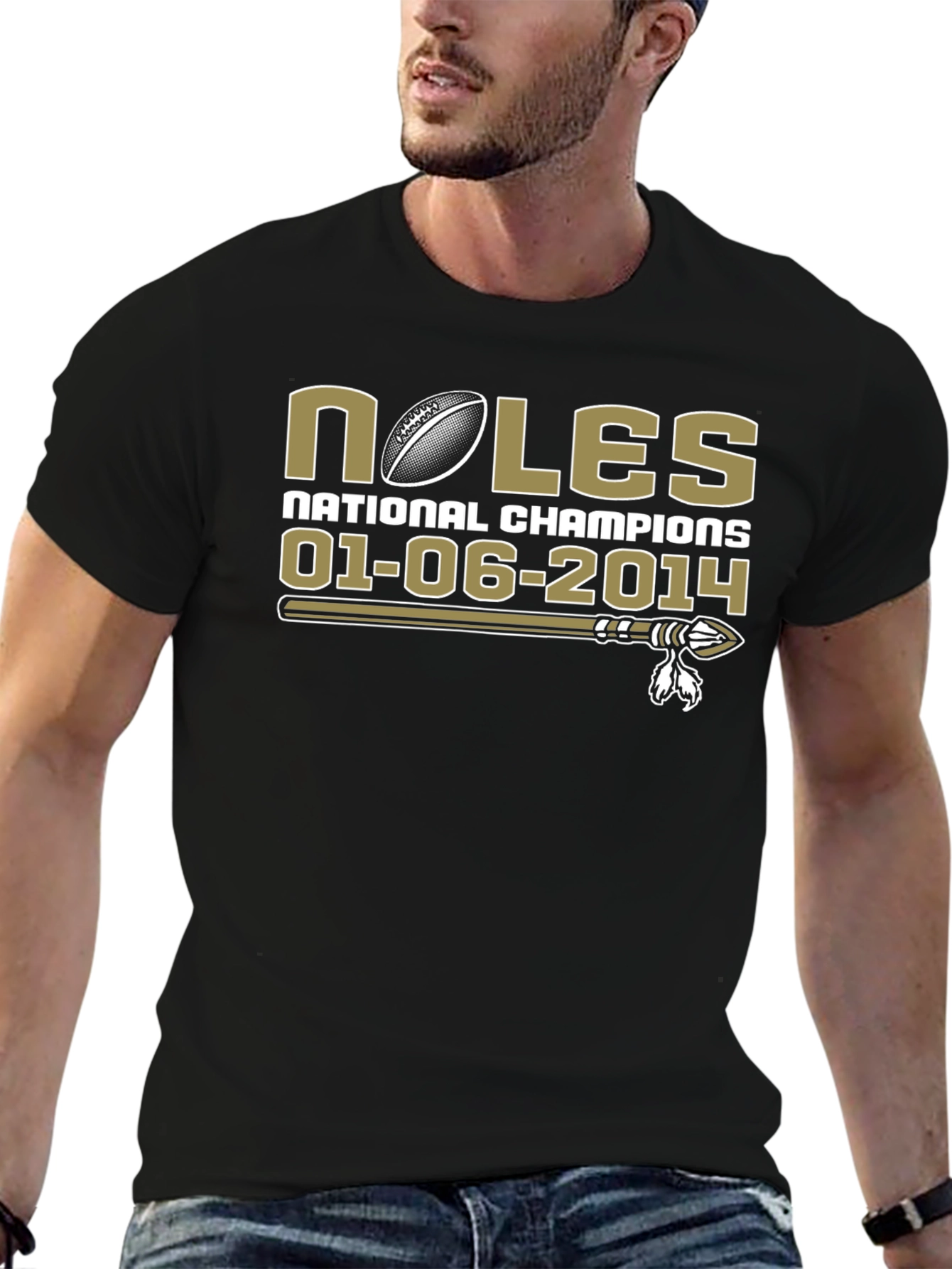 Noles National Champions Black T-Shirt