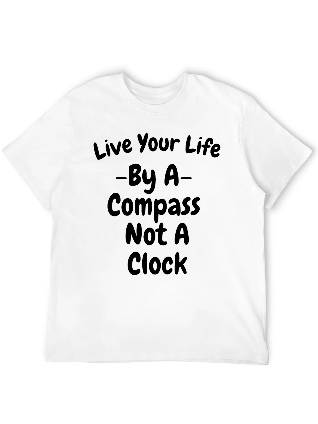 Live By Compass T-Shirt - Inspirational Graphic Tee