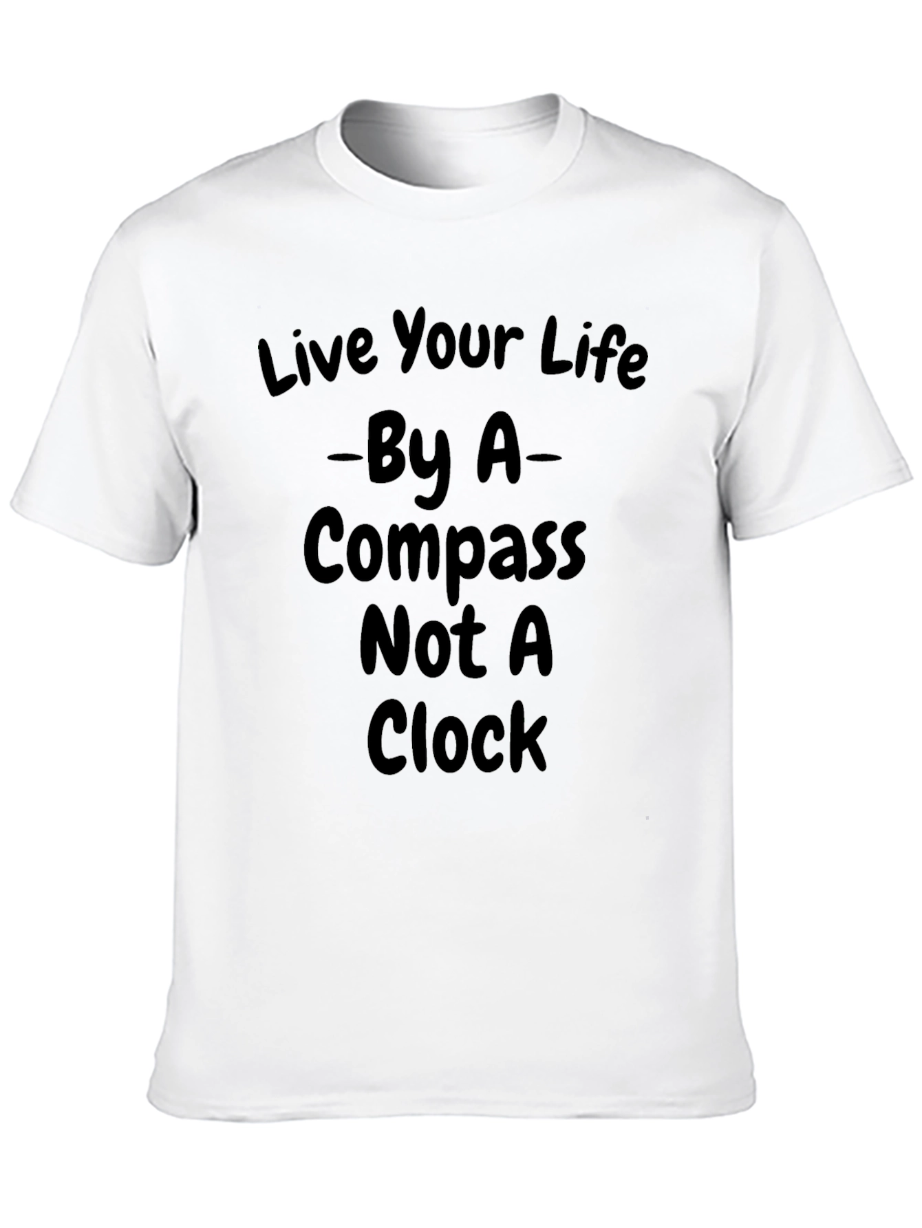 Live By Compass T-Shirt - Inspirational Graphic Tee
