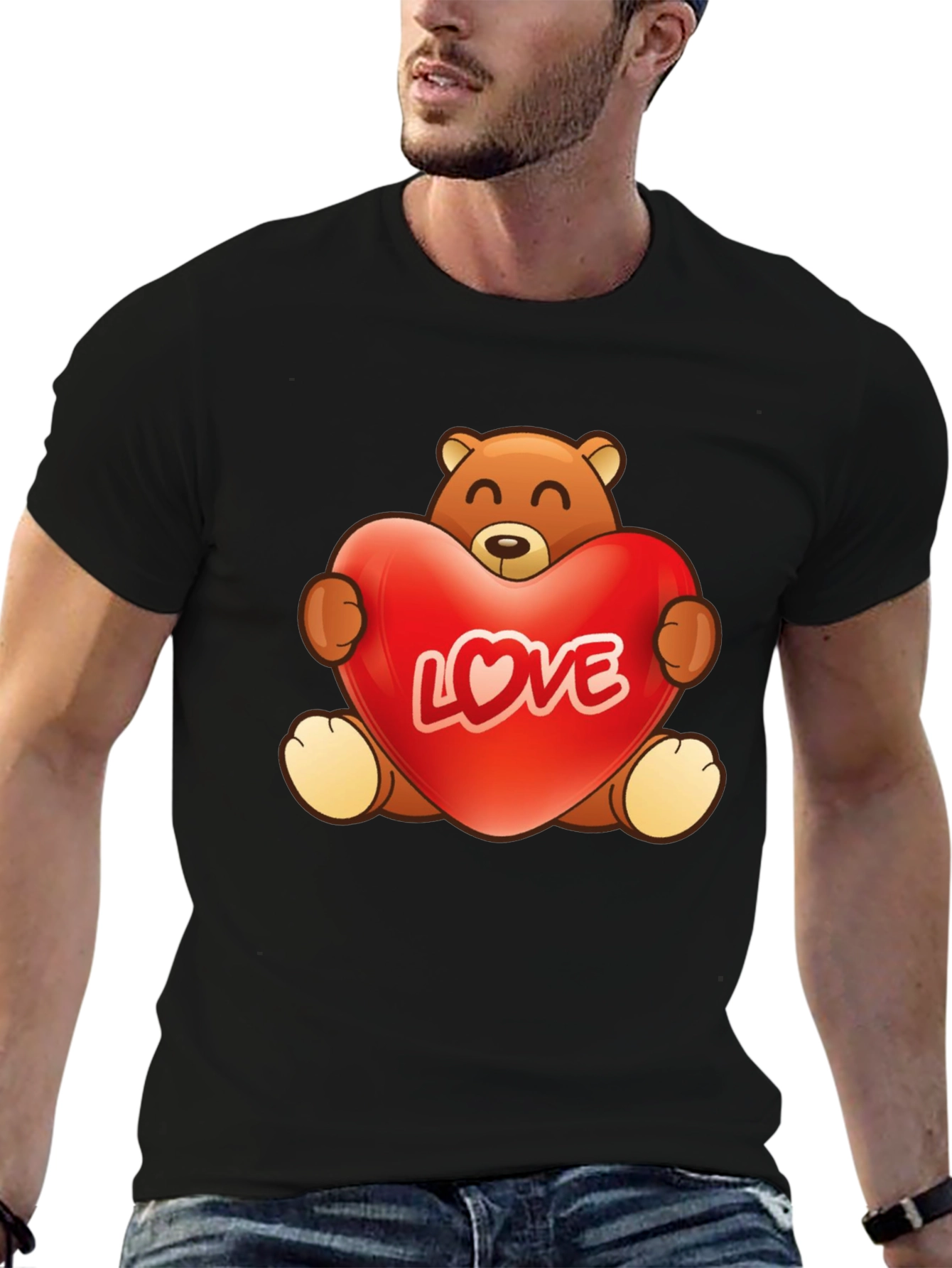 Teddy Bear Love Graphic T-Shirt