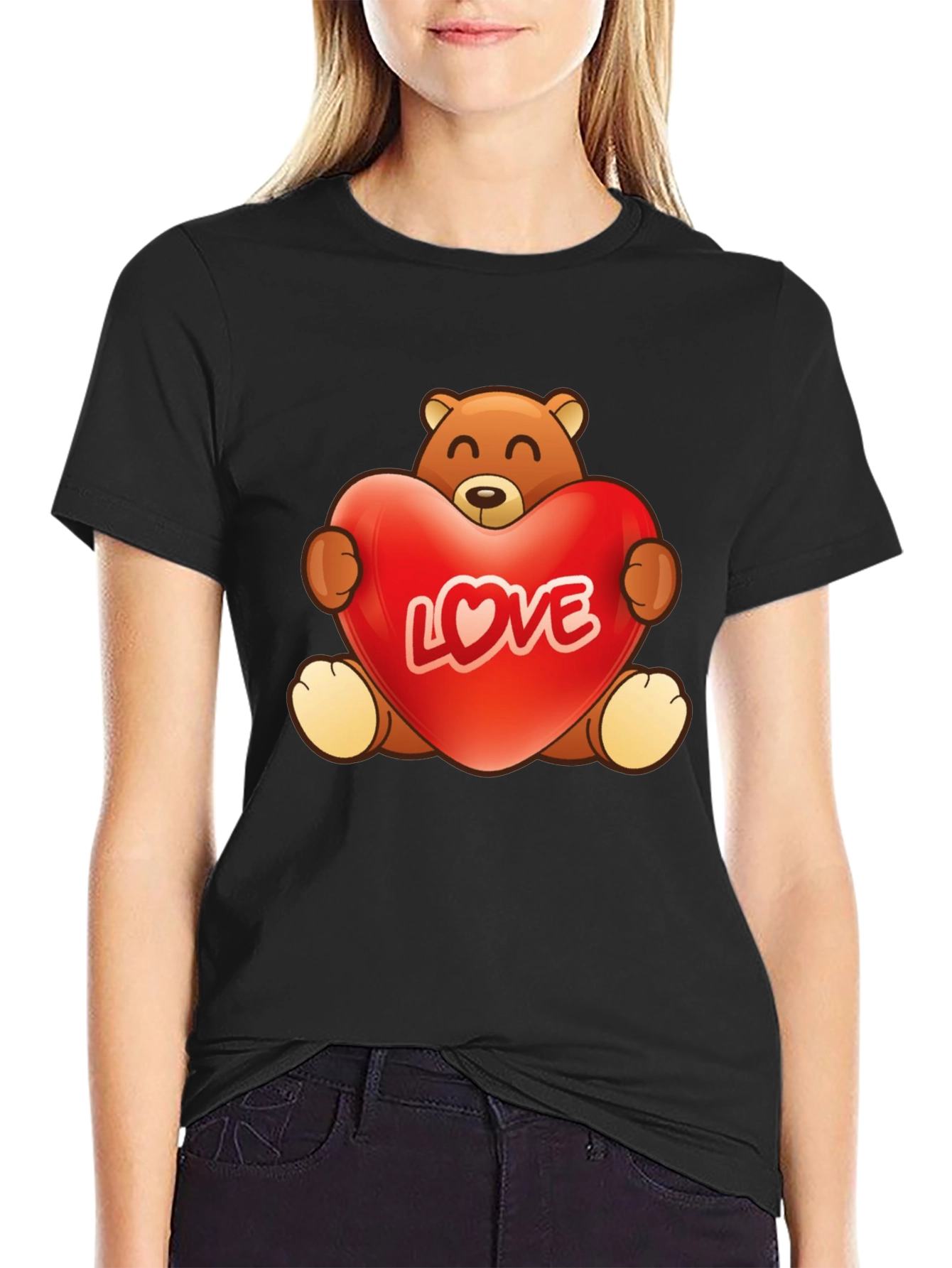 Teddy Bear Love Graphic T-Shirt