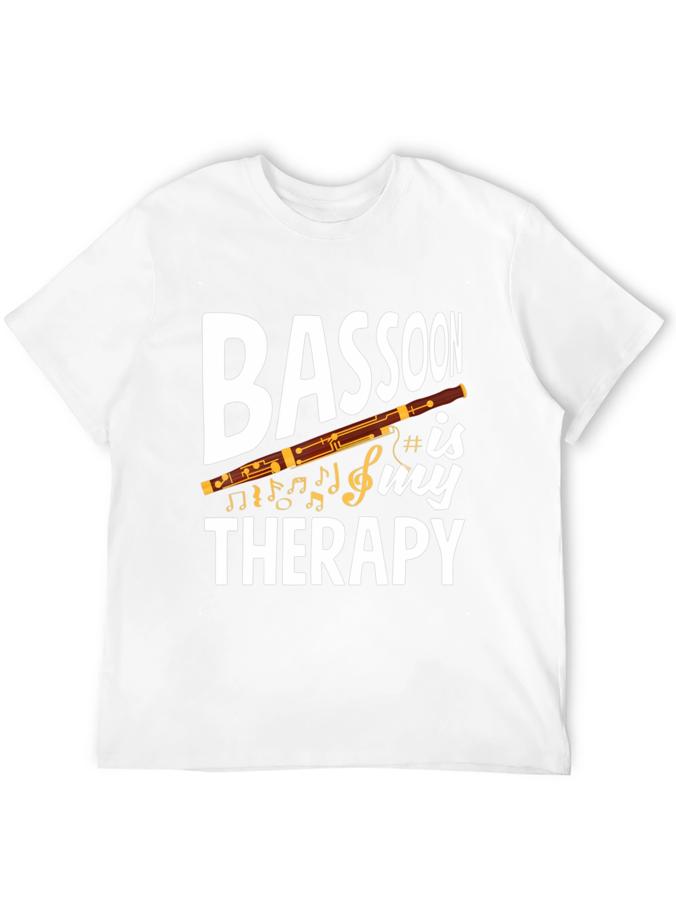 Bassoon Therapy Graphic Tee - Music Lover T-Shirt