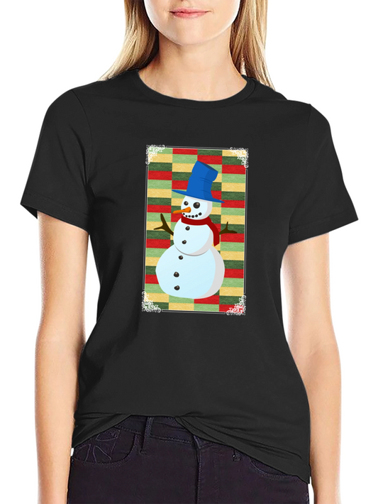 Festive Snowman Graphic Tee