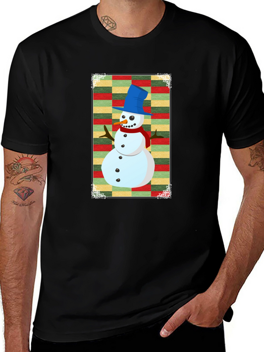 Festive Snowman Graphic Tee