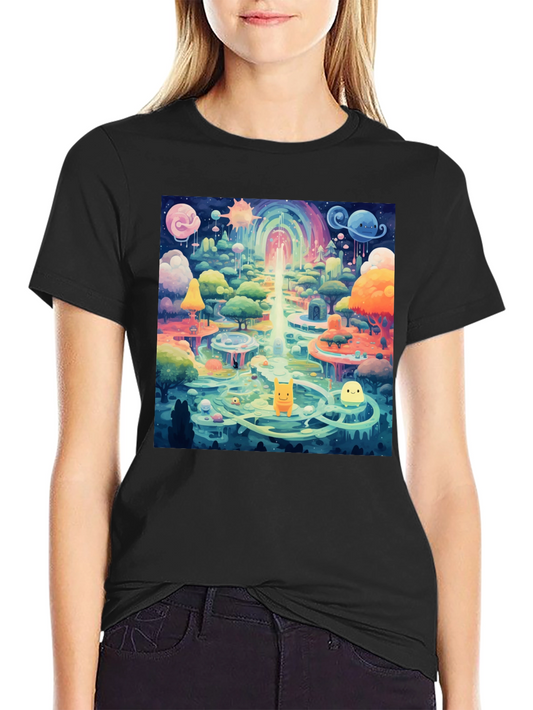 Colorful Dreamscape Graphic Tee