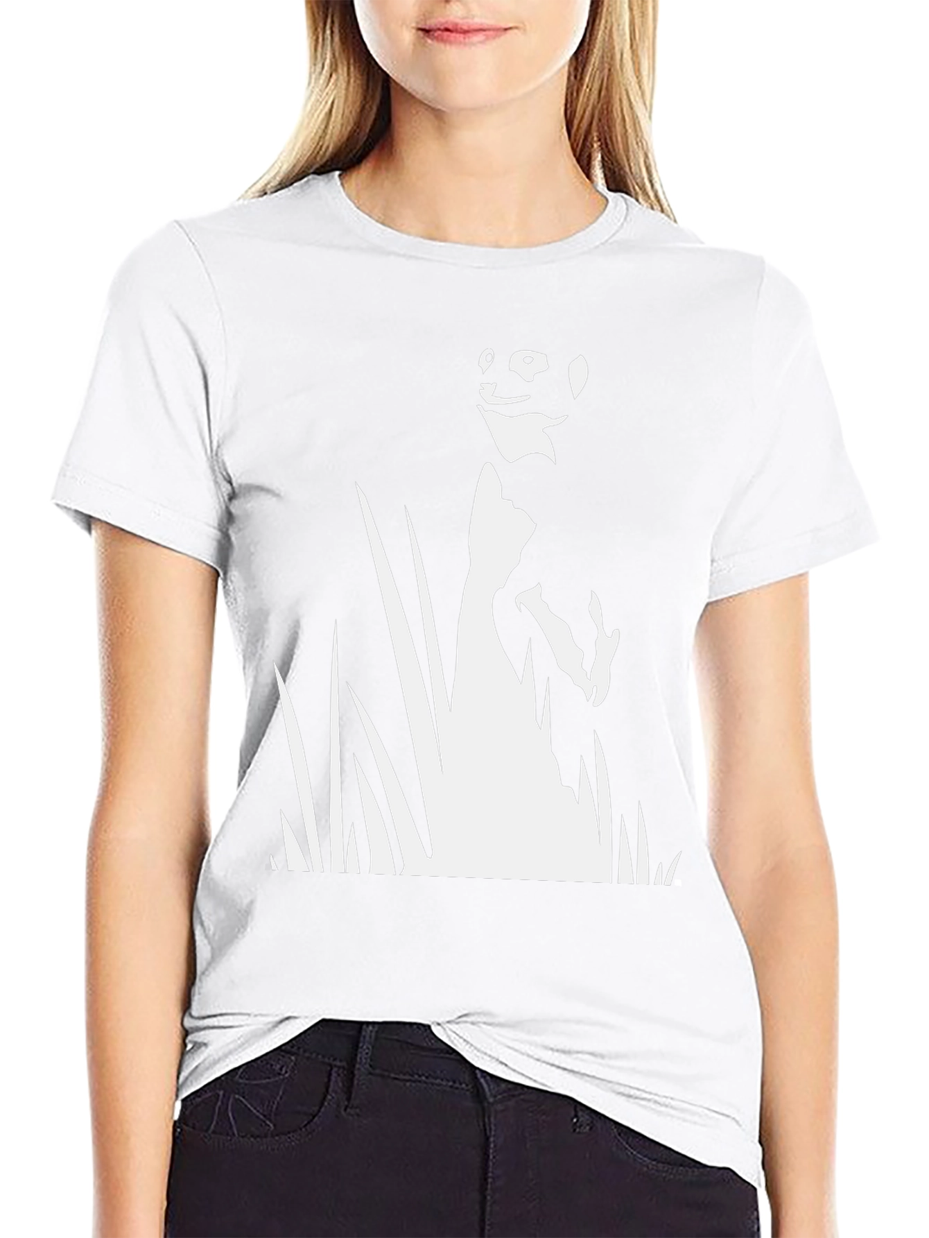 Meerkat Silhouette Graphic Tee - Black Cotton T-Shirt