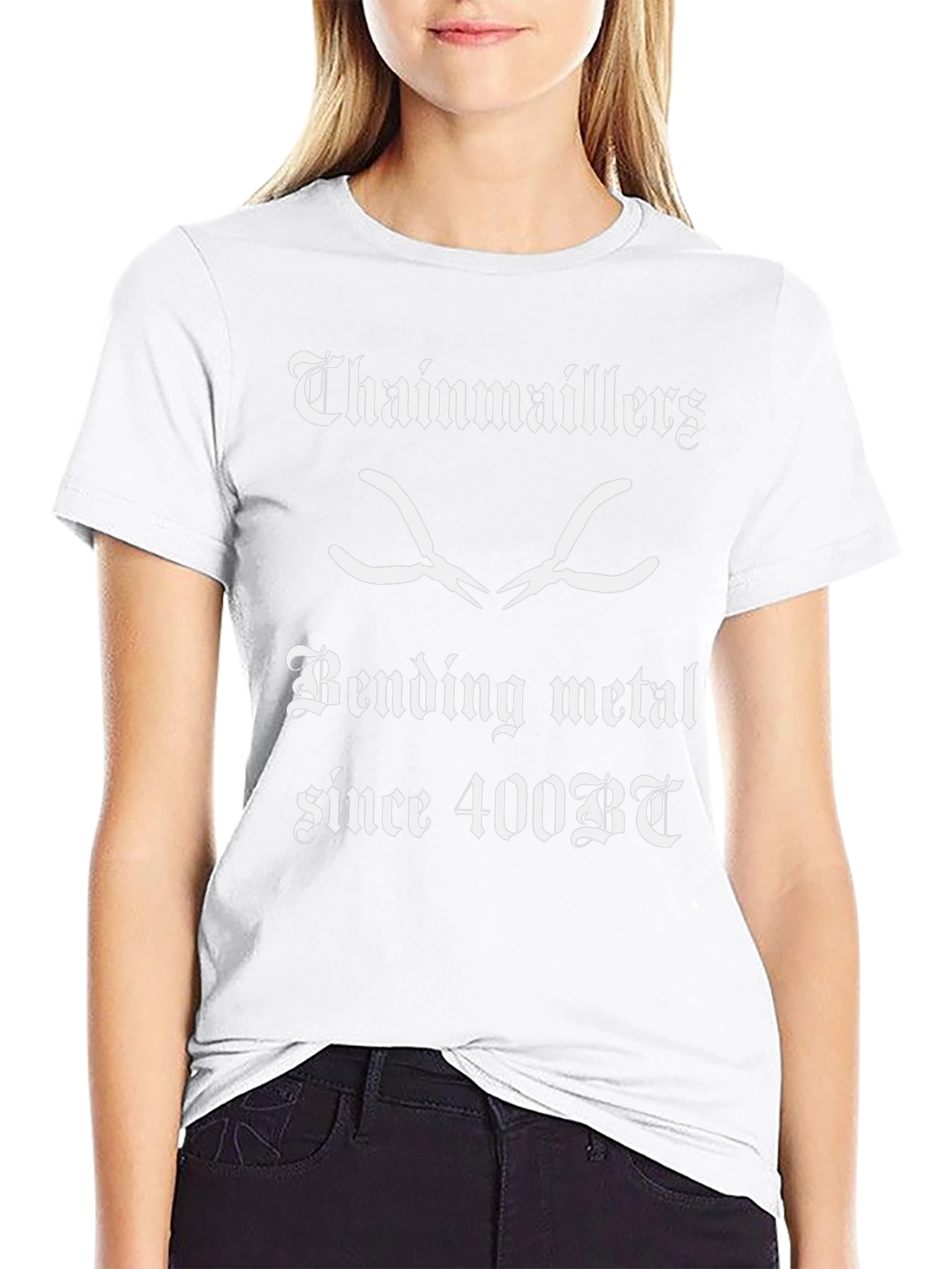 Chainmailers Bending Metal Tee - Black