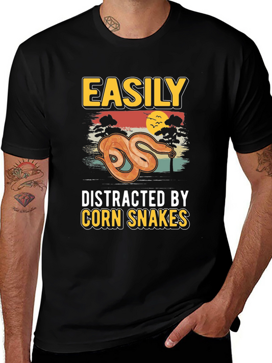 Easily Distracted by Corn Snakes T-Shirt