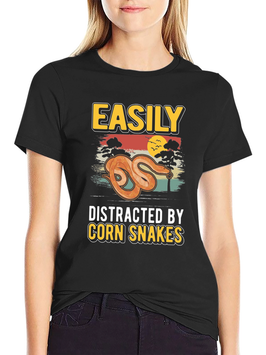 Easily Distracted by Corn Snakes T-Shirt