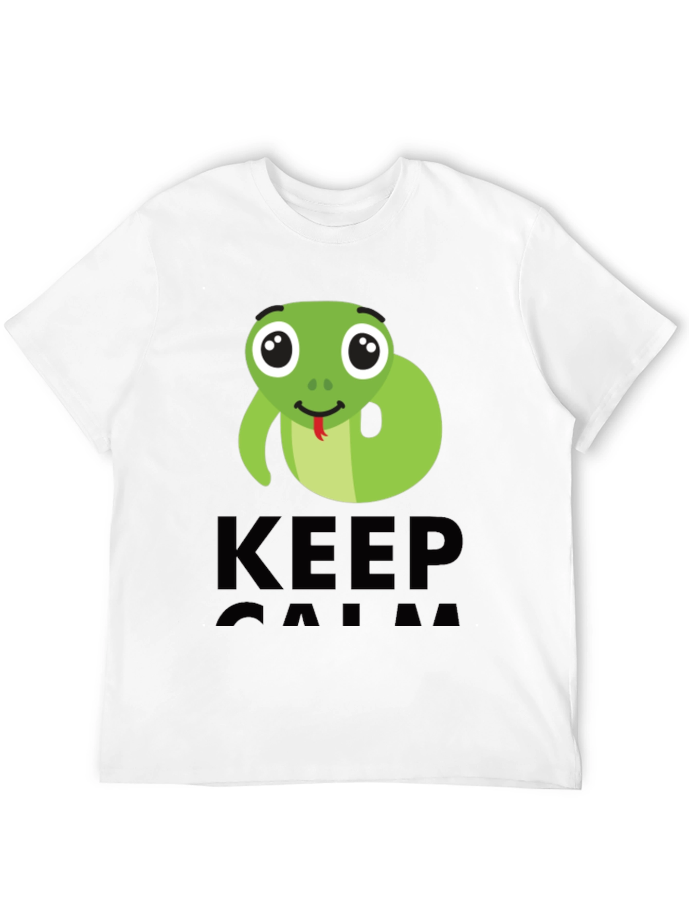 Keep Calm Cute Snake T-Shirt