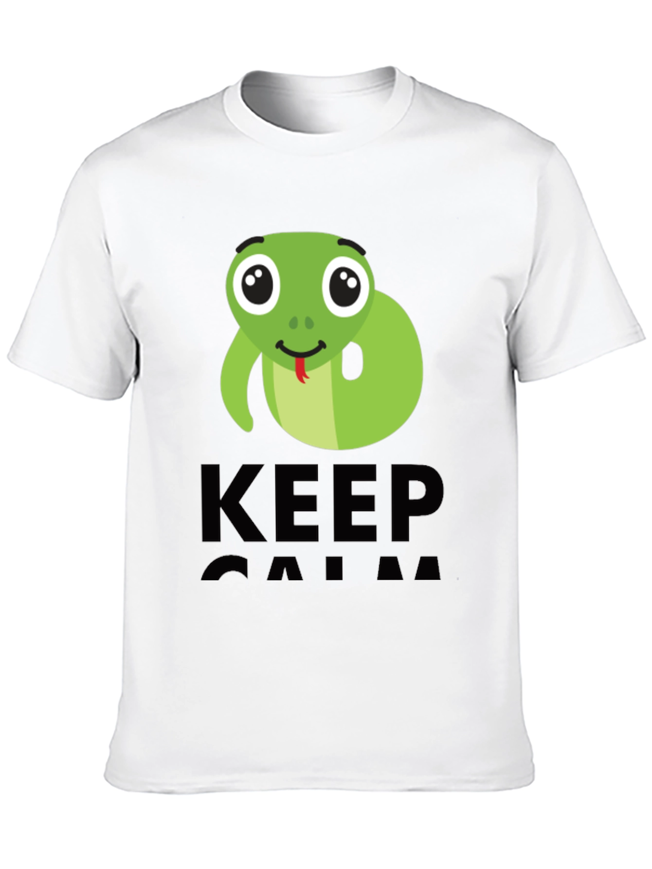 Keep Calm Cute Snake T-Shirt