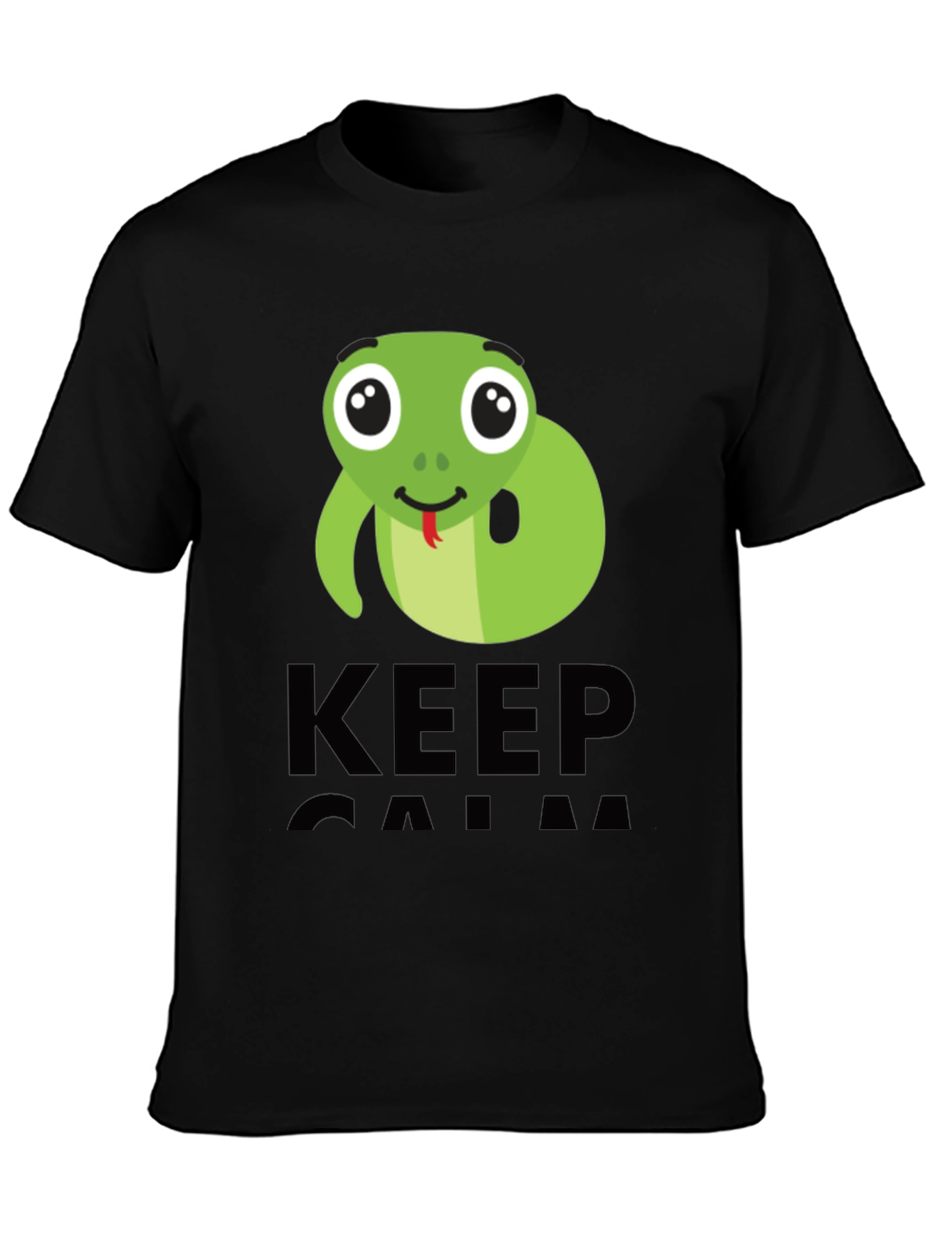 Keep Calm Cute Snake T-Shirt