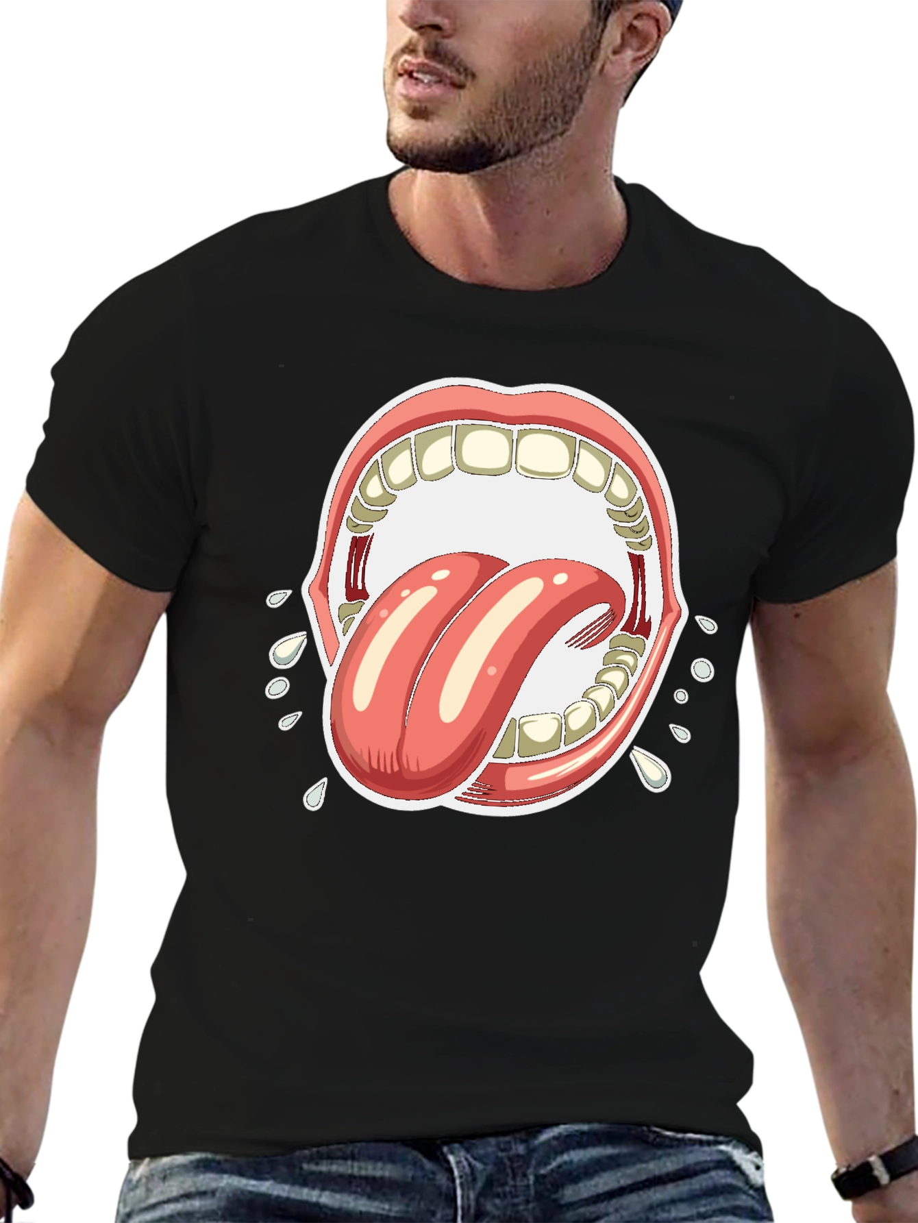 Funny Tongue Out T-Shirt