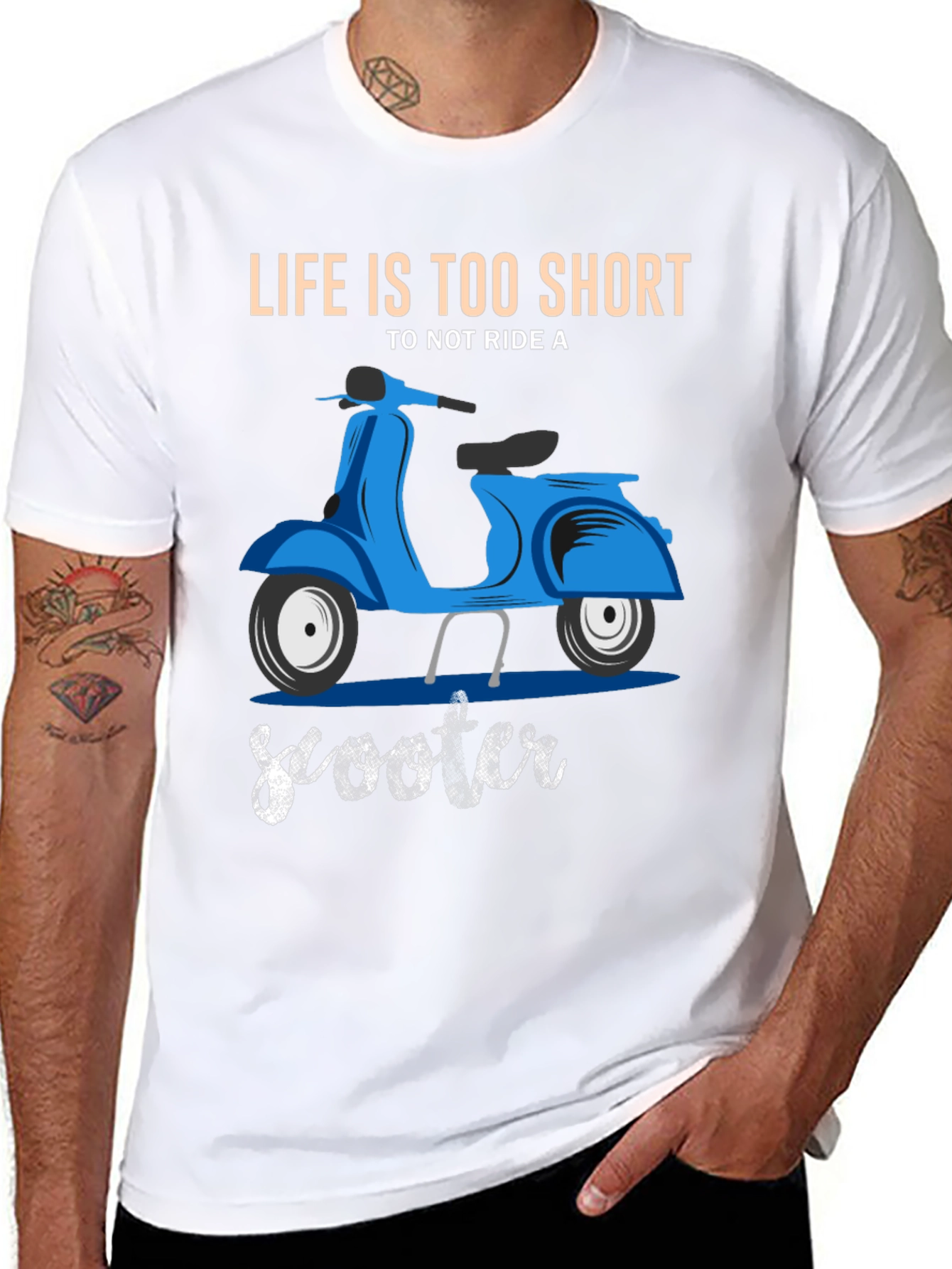 Lifes Too Short Scooter T-Shirt