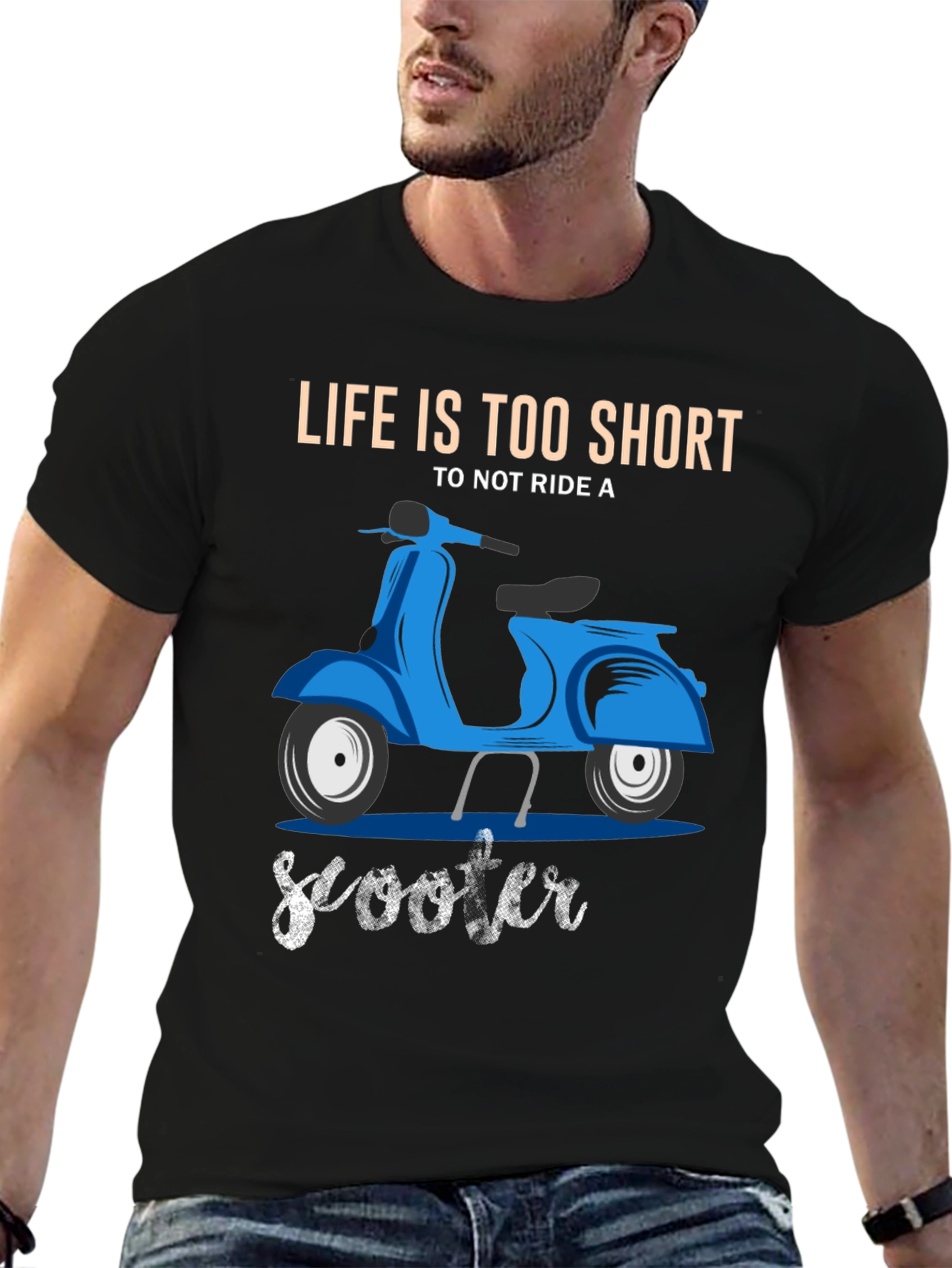 Lifes Too Short Scooter T-Shirt