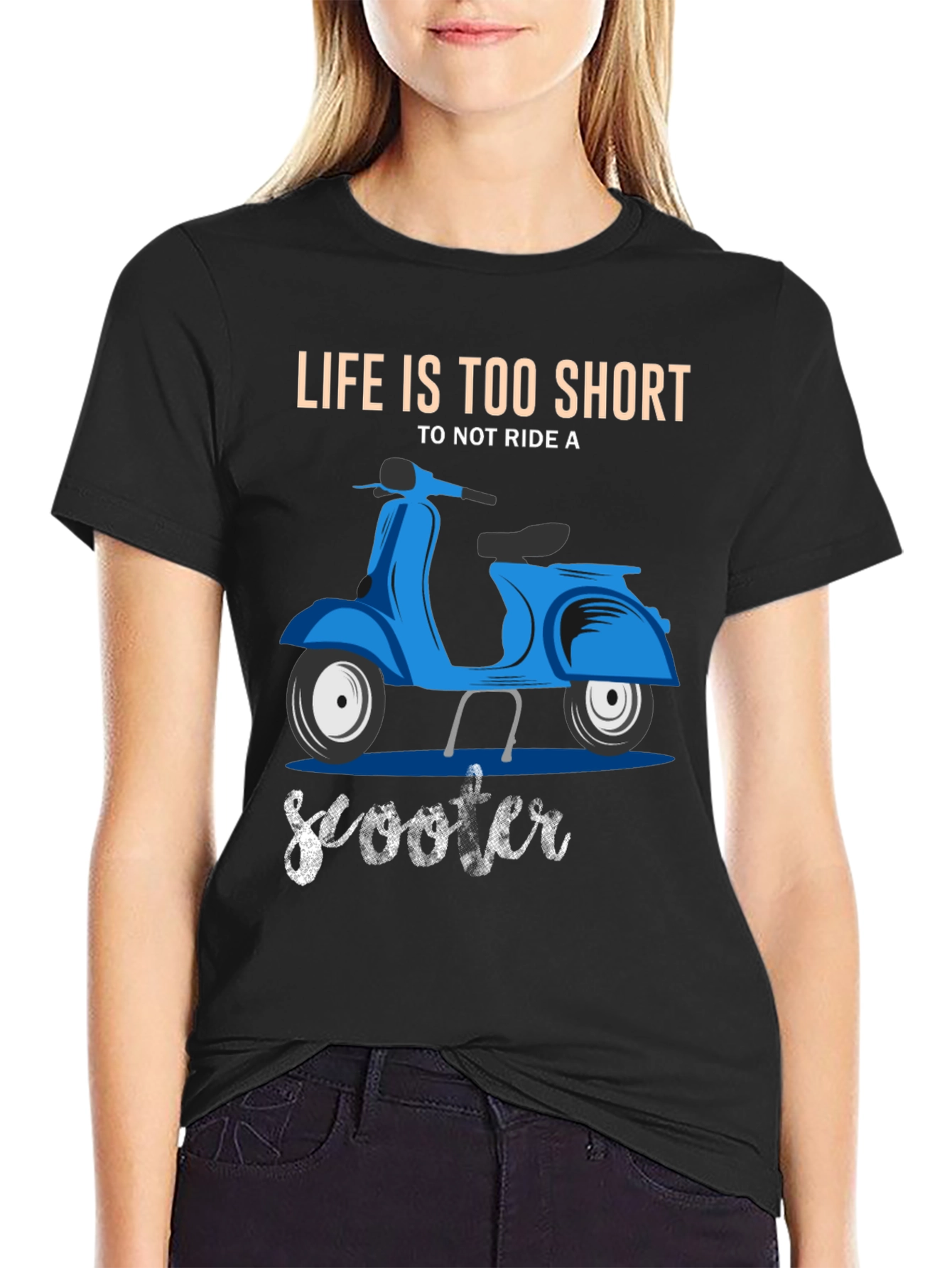 Lifes Too Short Scooter T-Shirt