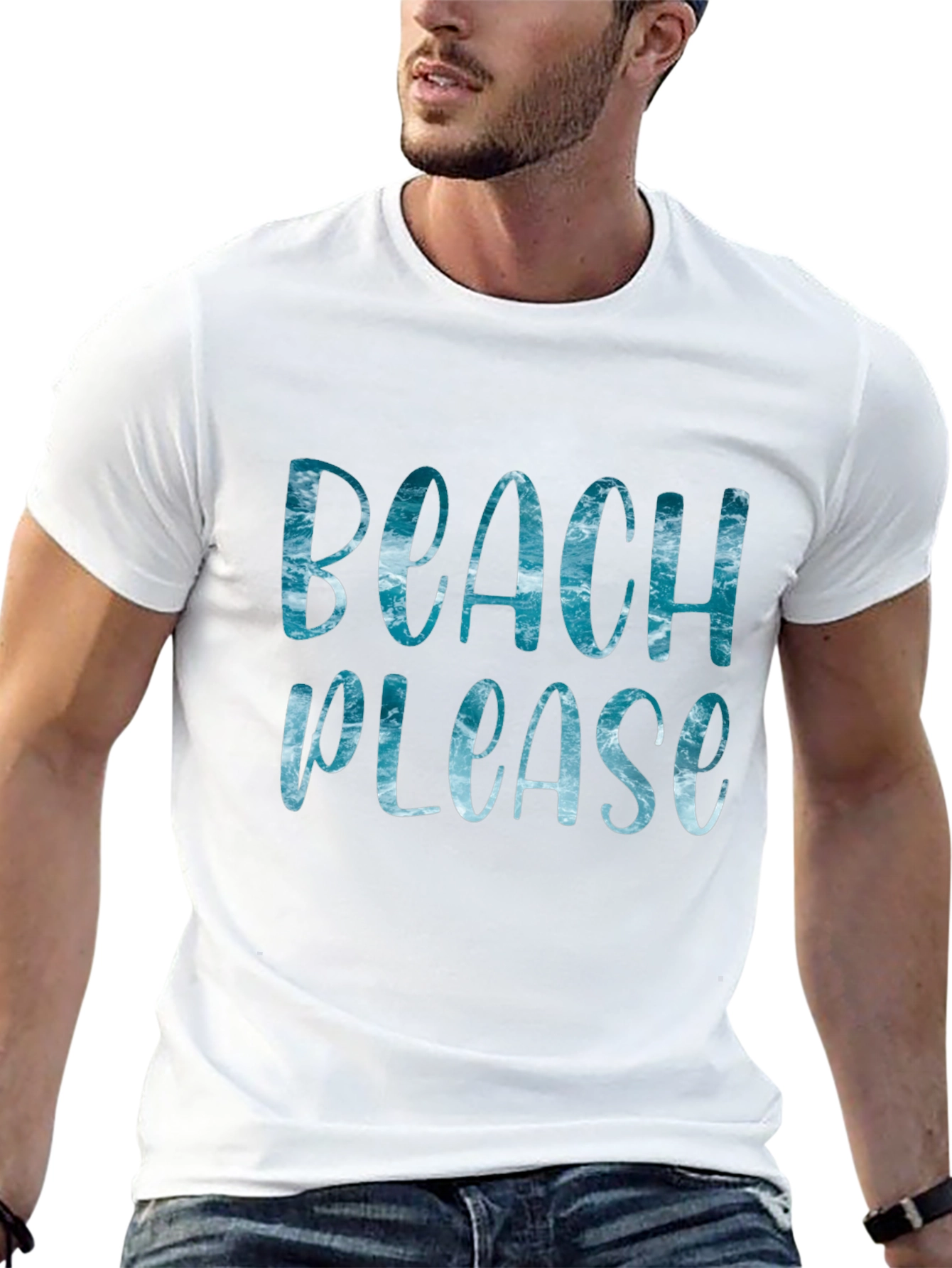Beach Please Graphic Tee