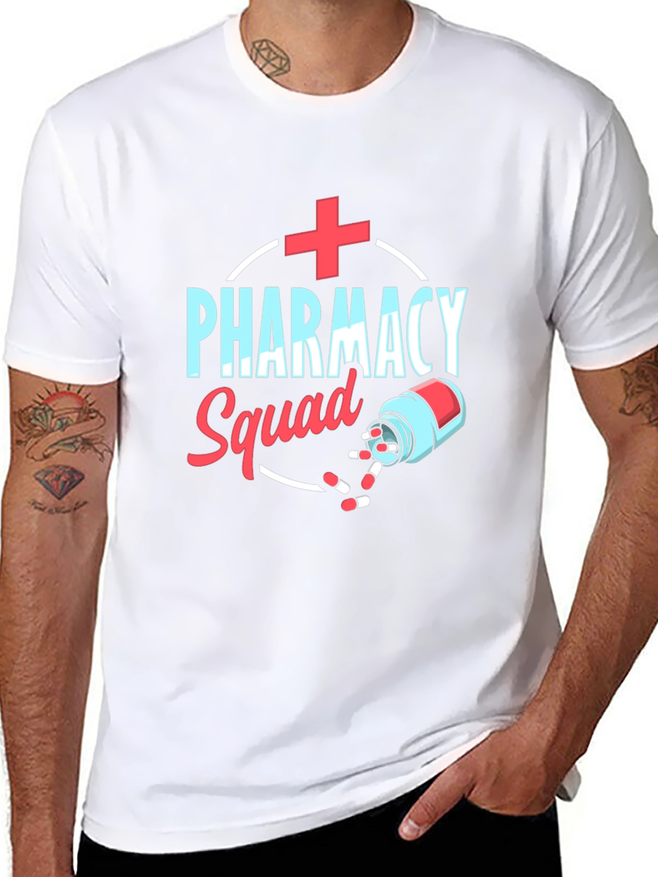Pharmacy Squad Graphic T-Shirt