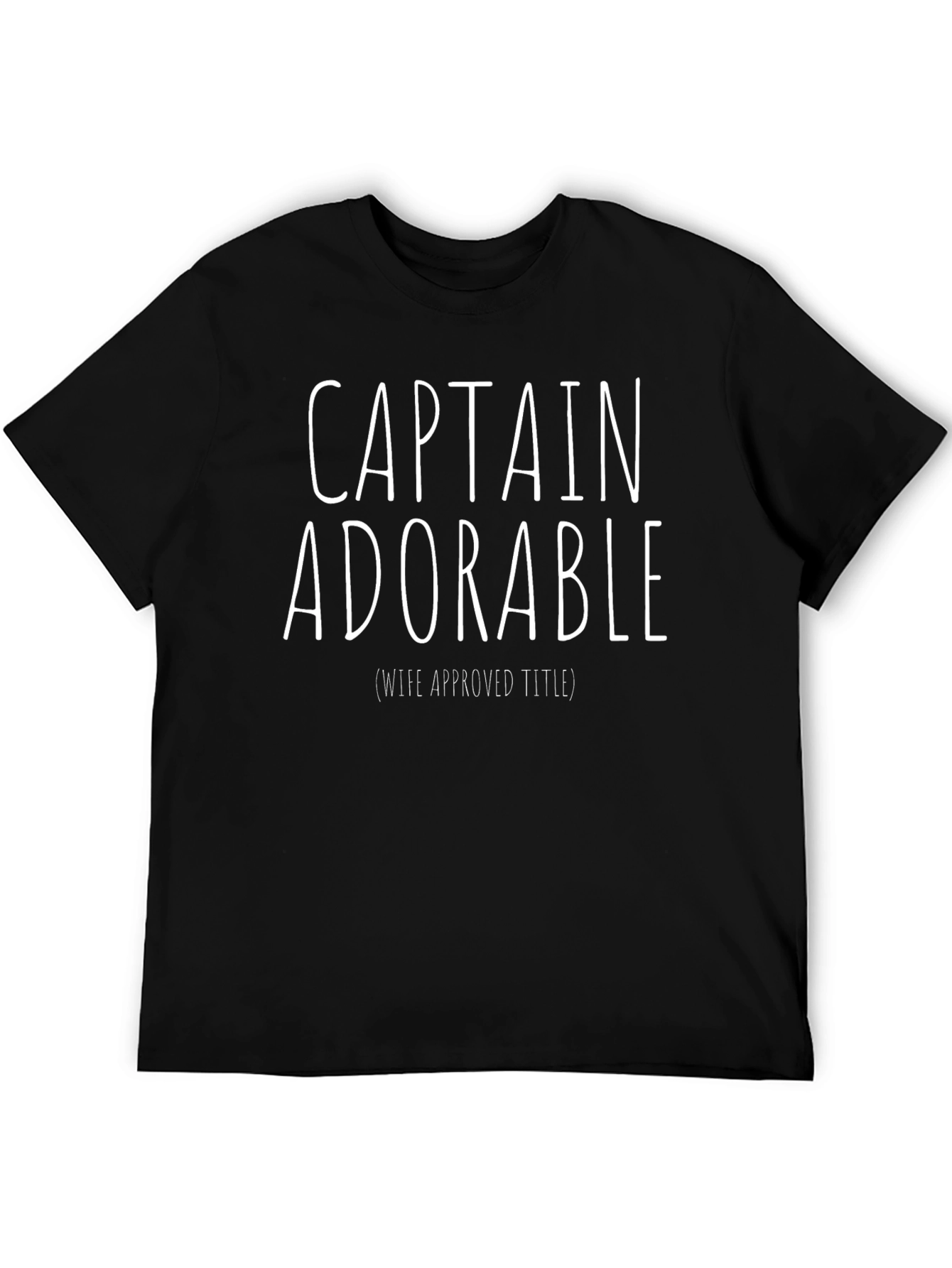 Captain Adorable Mens T-Shirt - Wife Approved
