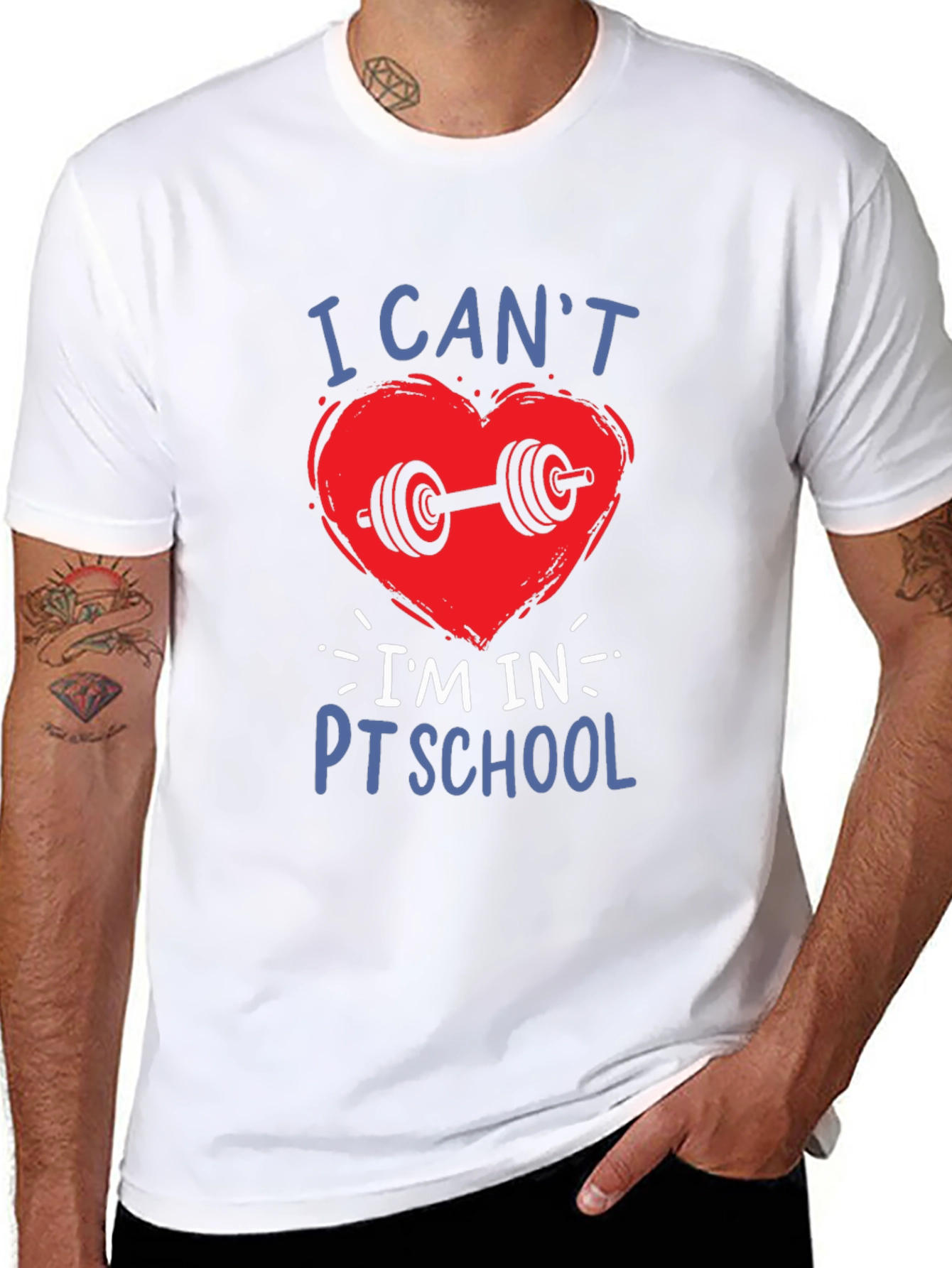 I Cant Im In PT School T-Shirt
