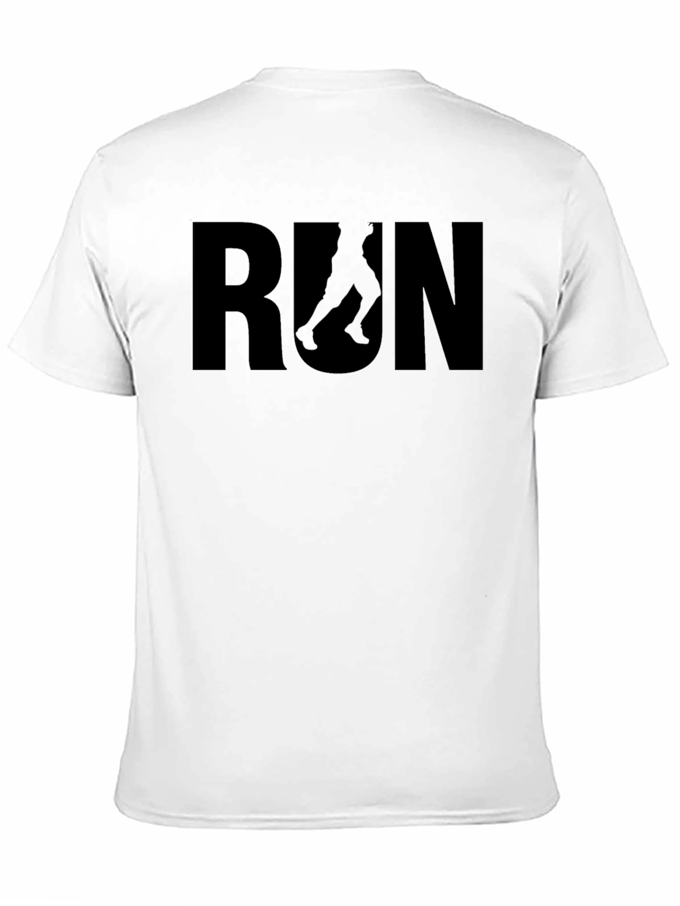 Run Graphic Tee - Black Athletic Shirt