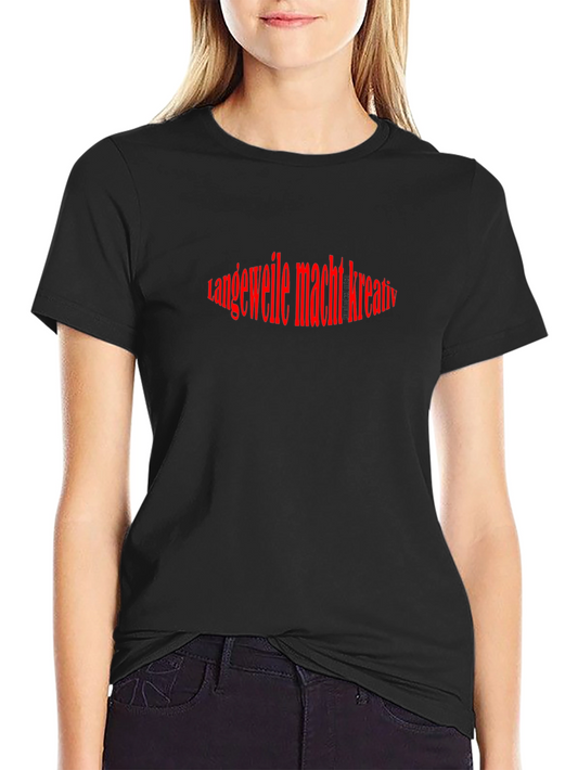 Boredom Makes Creative T-Shirt - Black