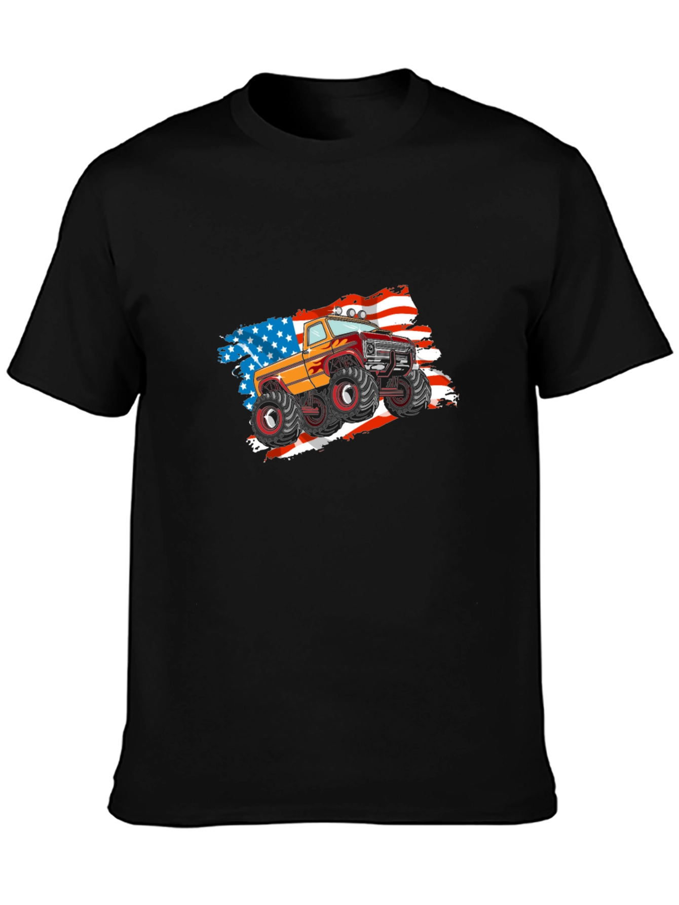 American Monster Truck Graphic Tee