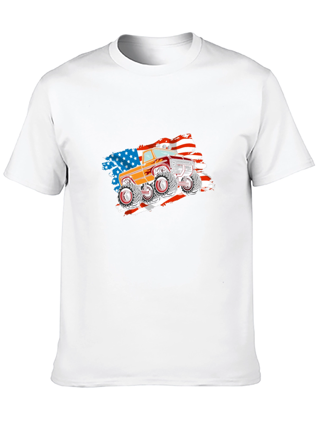 American Monster Truck Graphic Tee