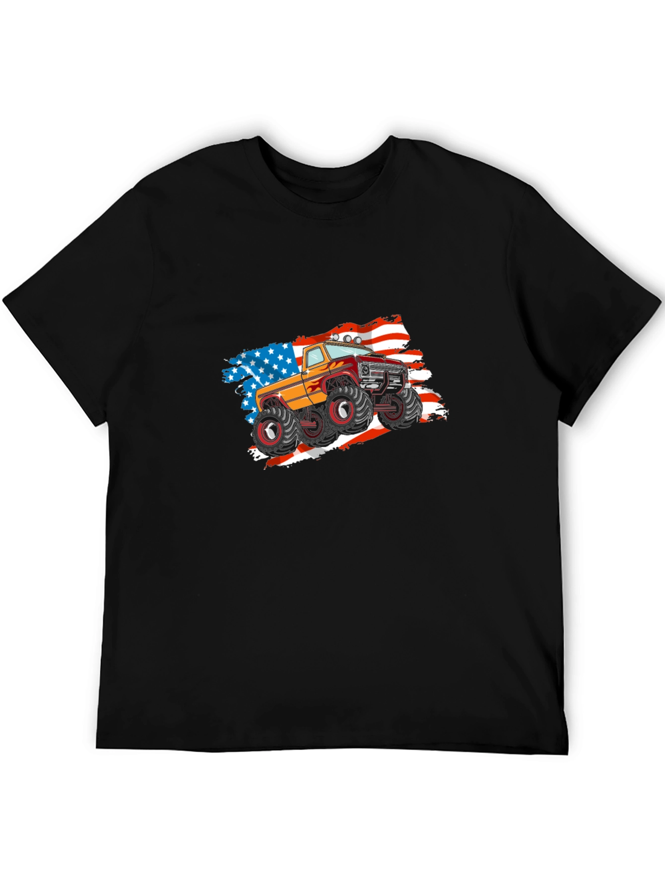 American Monster Truck Graphic Tee