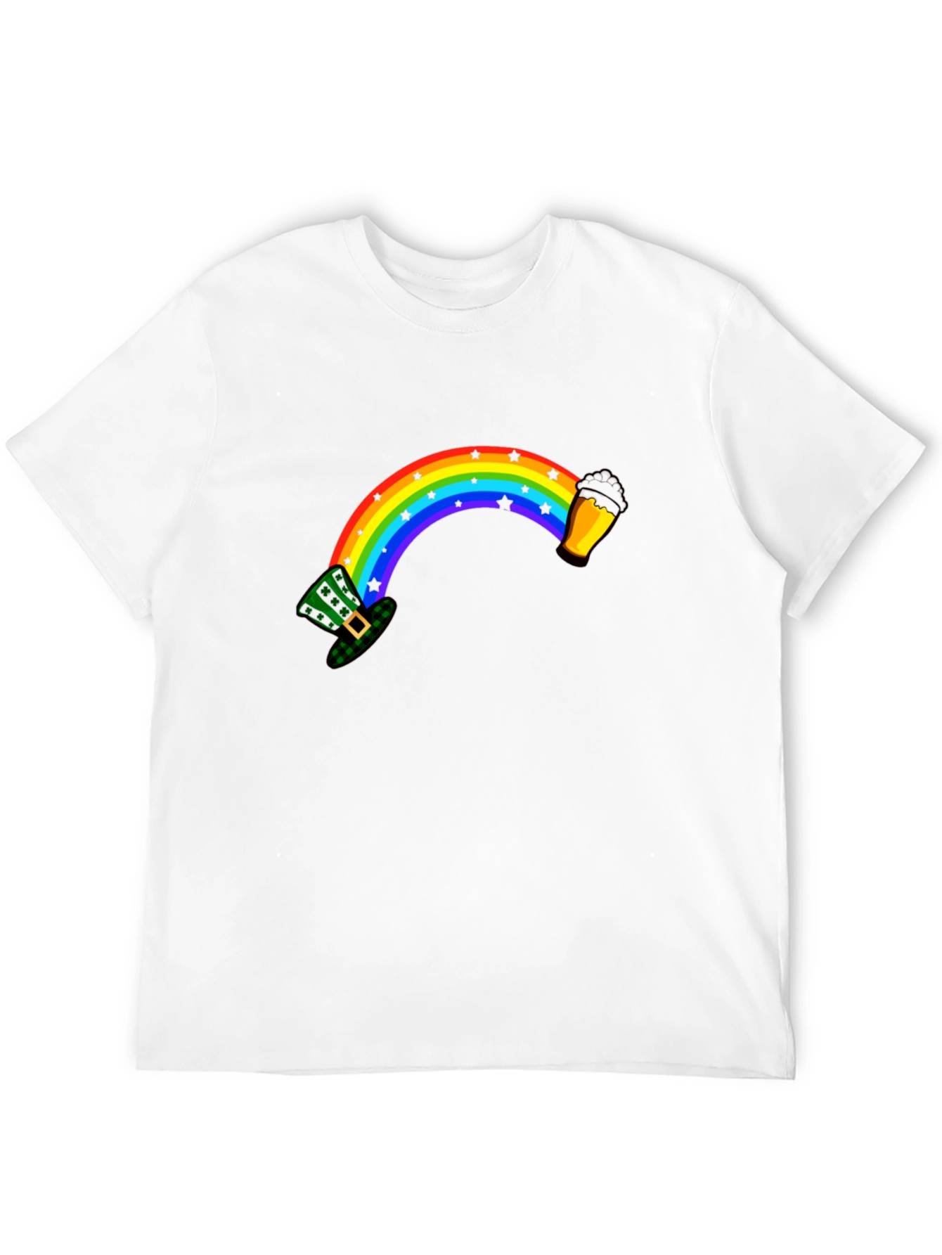St. Patricks Day Rainbow Beer Graphic Tee